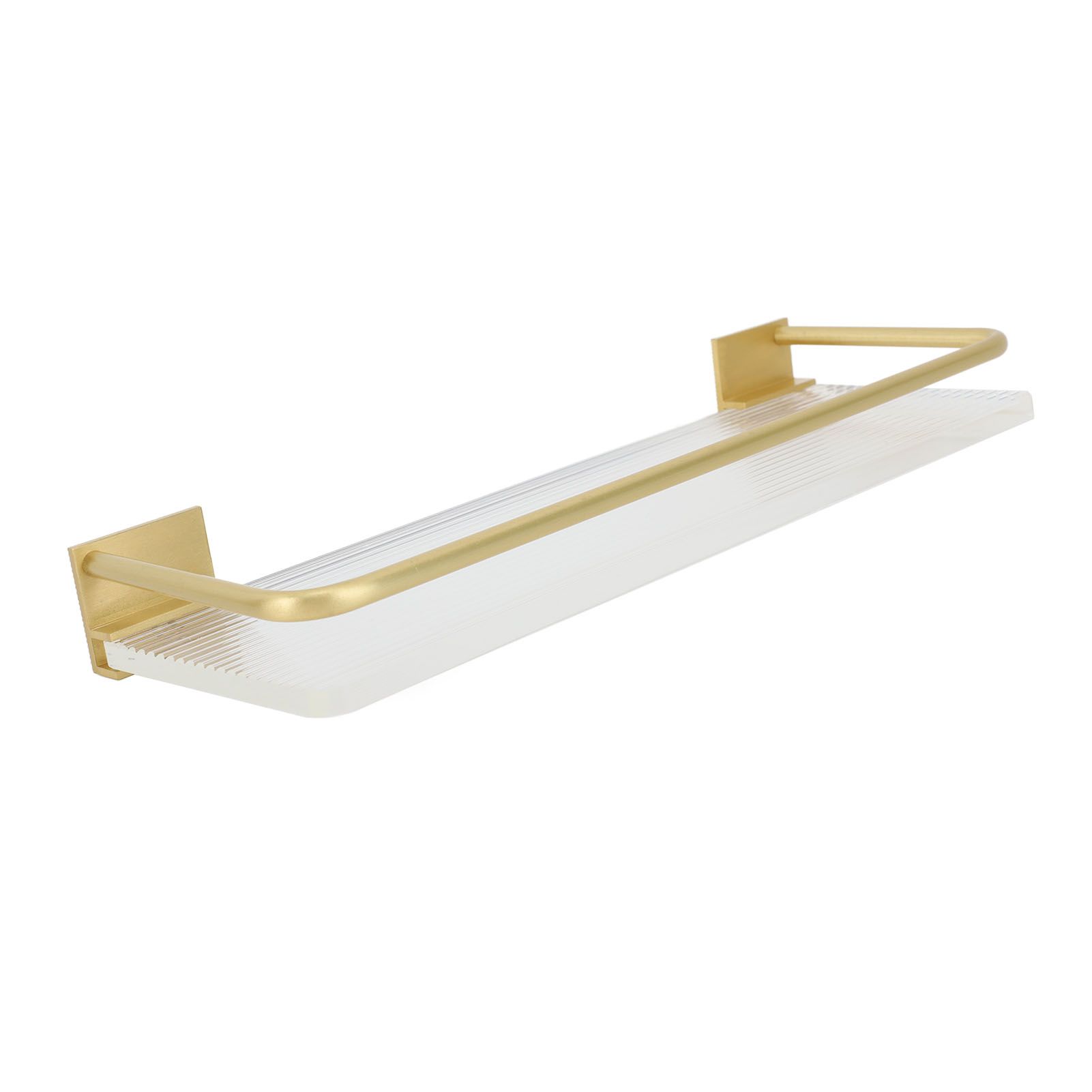 30cm Bathroom Wall Mounted Shelf Space Aluminum Acrylic Towel Rack Bathroom view 8
