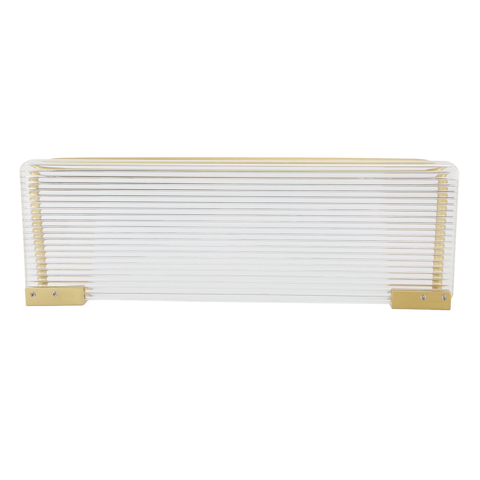 Floating Shelf Space Aluminum Acrylic Wall Mounted Decorative Storage Shelf view 4