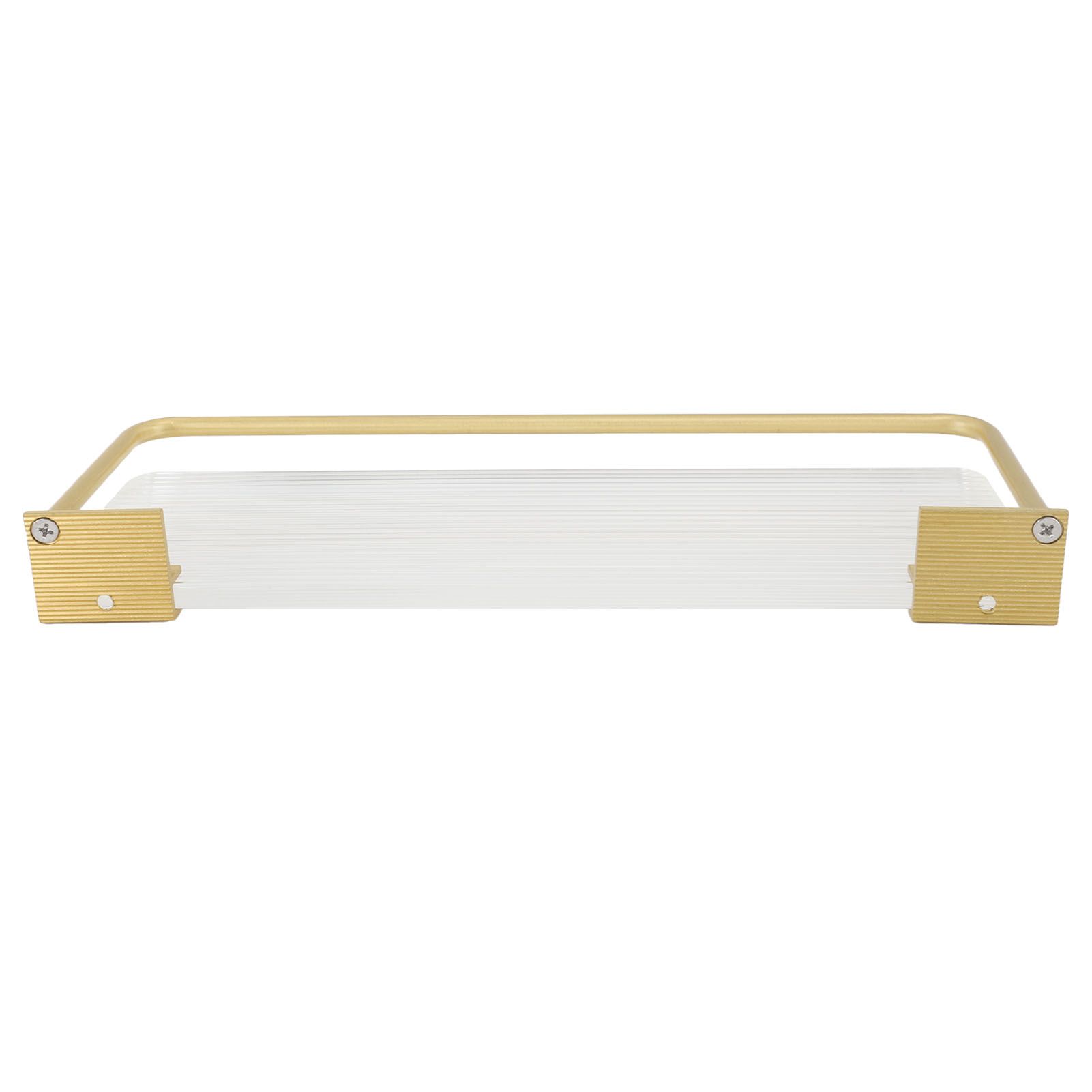 Floating Shelf Space Aluminum Acrylic Wall Mounted Decorative Storage Shelf view 7