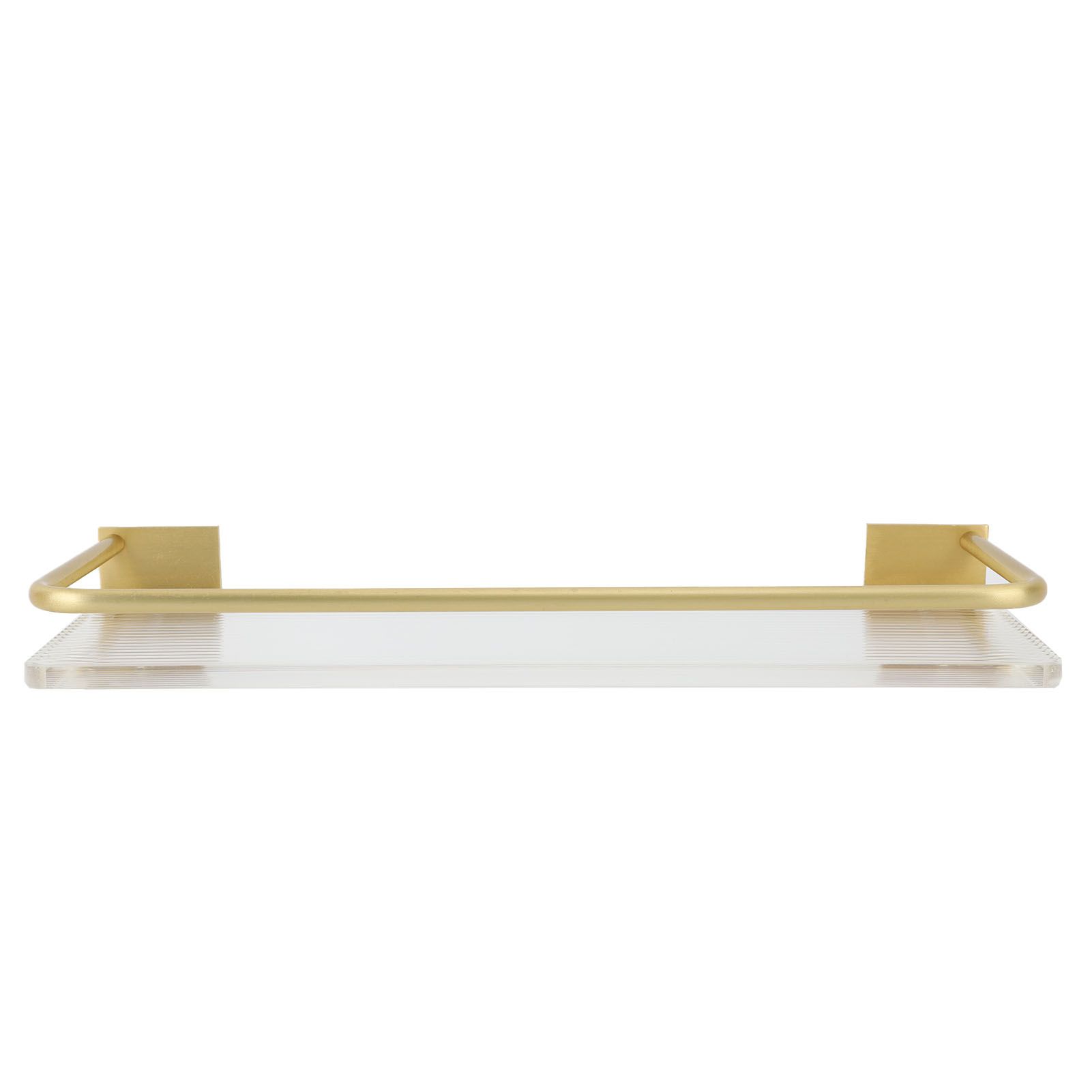 Floating Shelf Space Aluminum Acrylic Wall Mounted Decorative Storage Shelf view 14