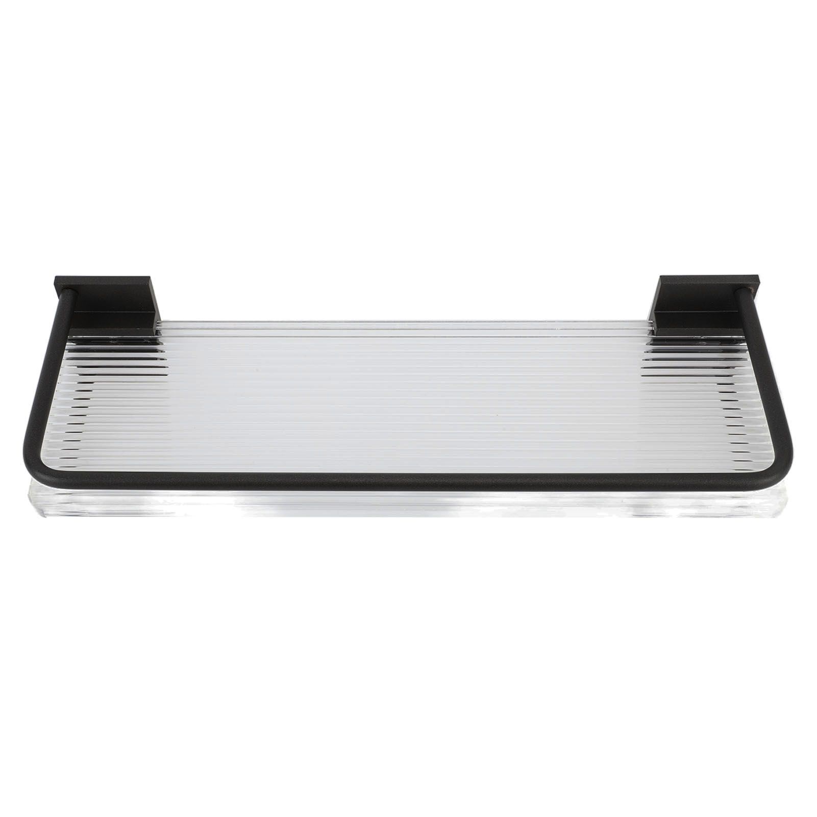Floating Shelf Space Aluminum Acrylic Wall Mounted Decorative Storage Shelf view 7