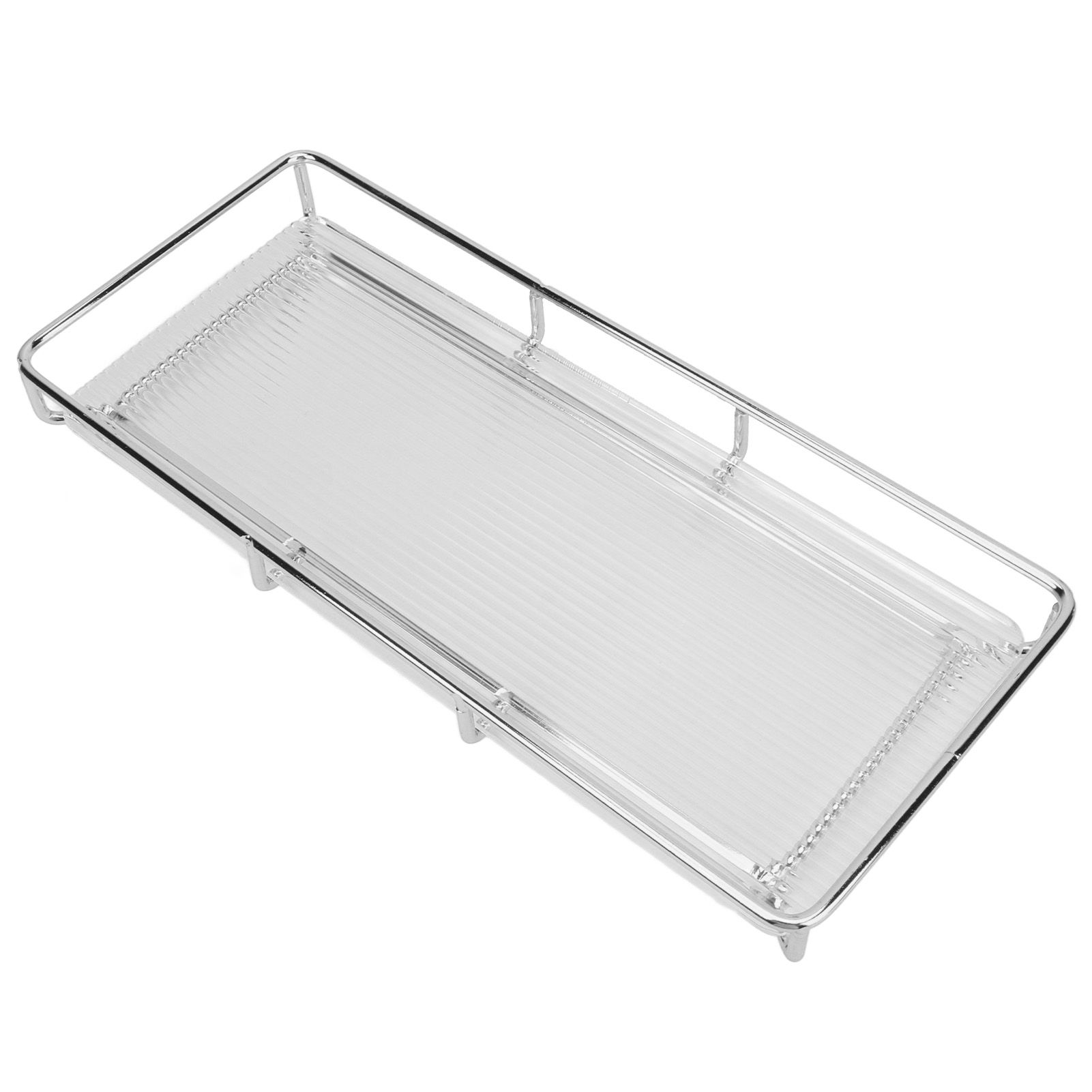 Bathroom Countertop Tray Stainless Steel Acrylic Modern Minimalist Design view 2