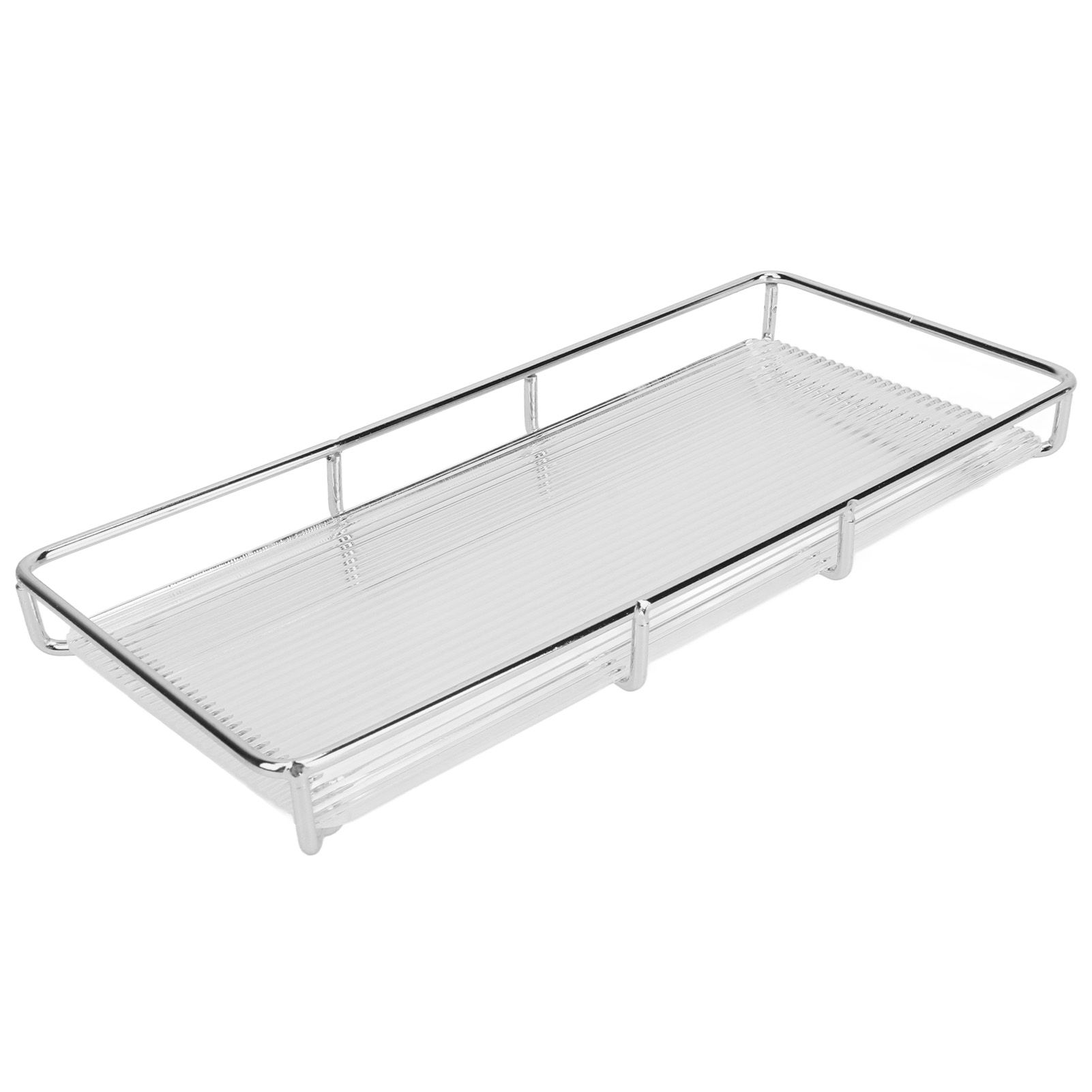 Bathroom Countertop Tray Stainless Steel Acrylic Modern Minimalist Design view 4