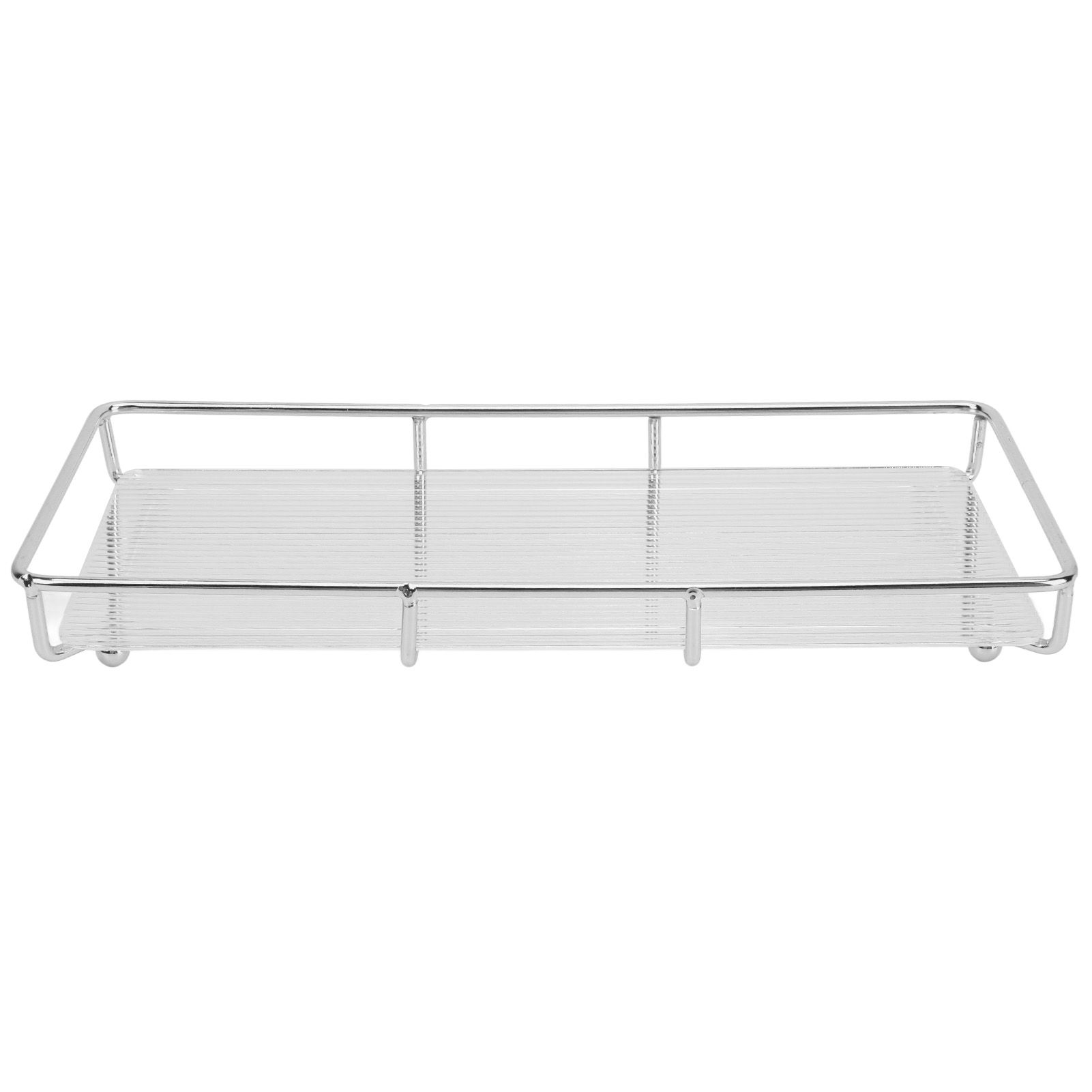 Bathroom Countertop Tray Stainless Steel Acrylic Modern Minimalist Design view 5