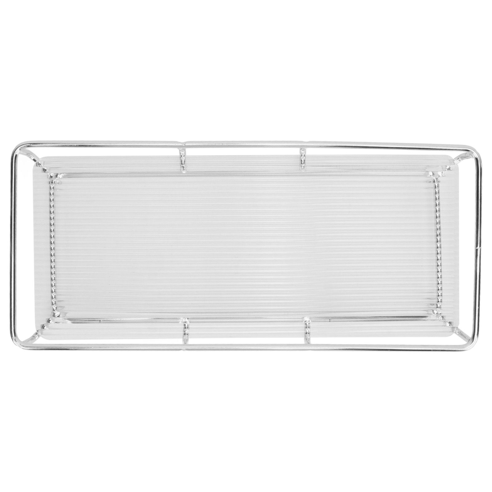 Bathroom Countertop Tray Stainless Steel Acrylic Modern Minimalist Design view 6