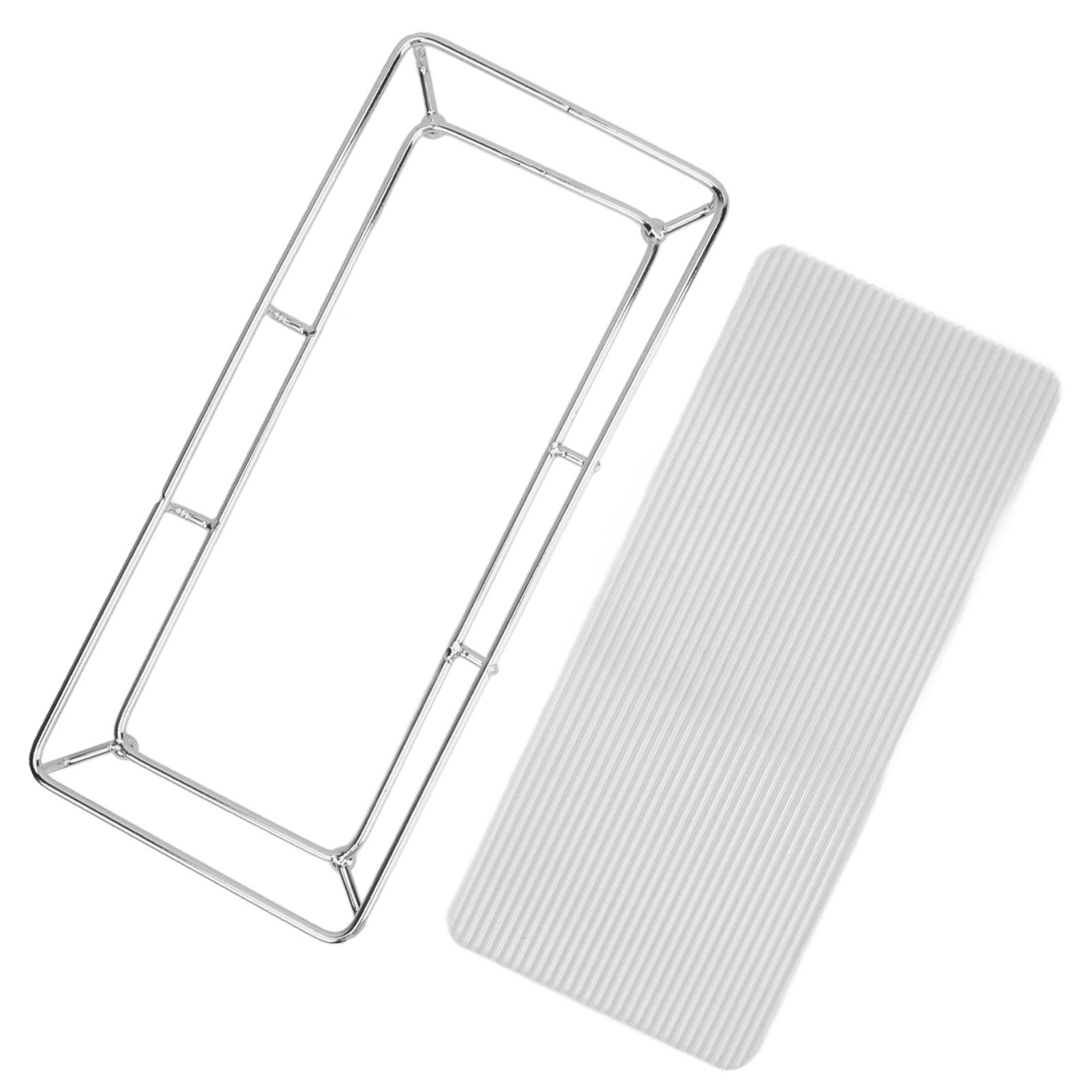 Bathroom Countertop Tray Stainless Steel Acrylic Modern Minimalist Design view 8