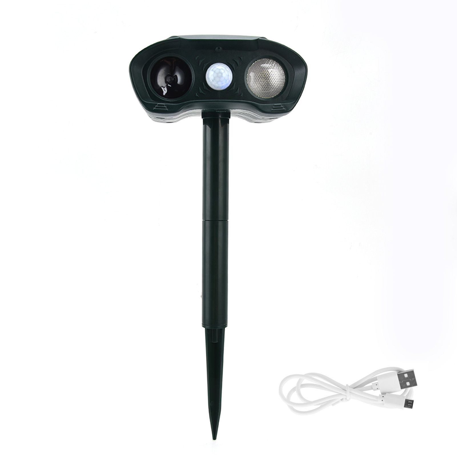 Solar Powered Animal Repeller Ultrasonic Mouse Repeller with 3 Gears Function