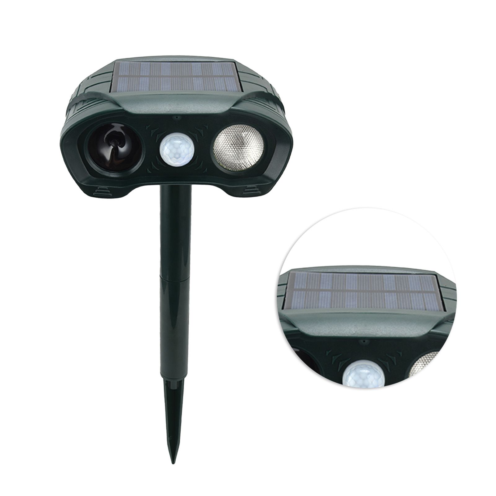 Solar Powered Animal Repeller Ultrasonic Mouse Repeller with 3 Gears Function view 9