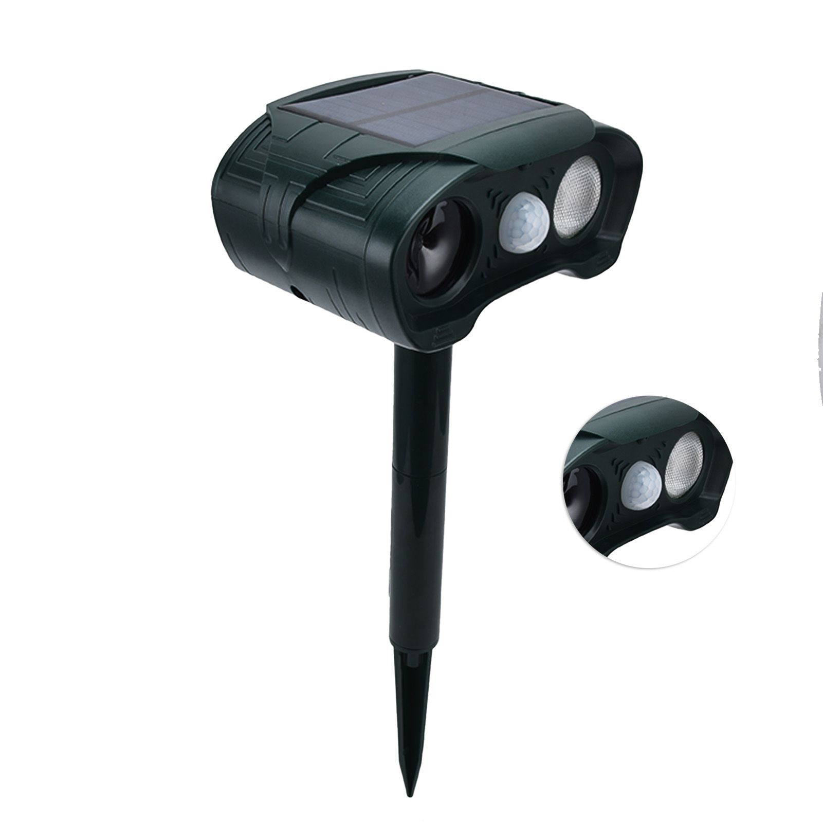 Solar Powered Animal Repeller Ultrasonic Mouse Repeller with 3 Gears Function view 10