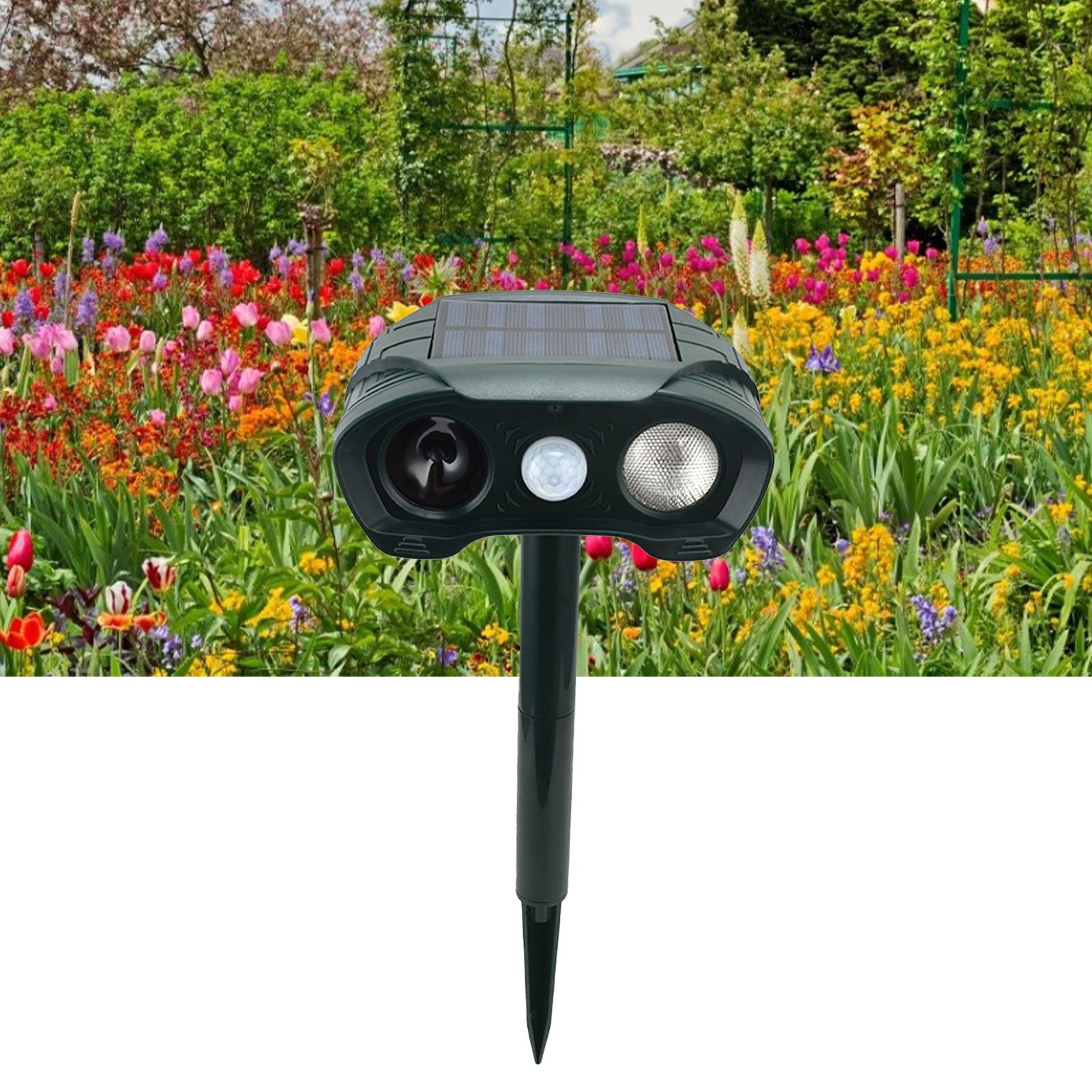 Solar Powered Animal Repeller Ultrasonic Mouse Repeller with 3 Gears Function view 11