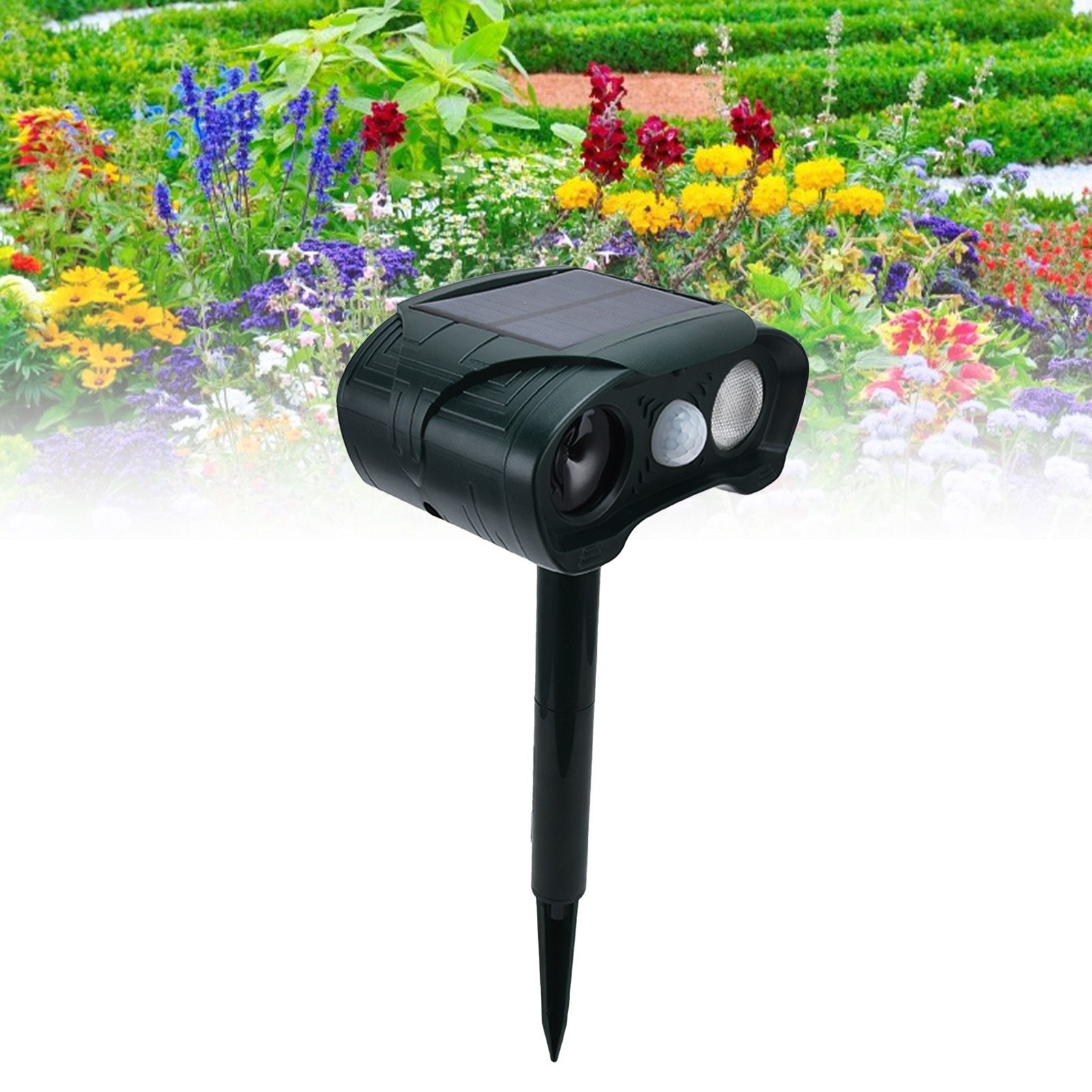 Solar Powered Animal Repeller Ultrasonic Mouse Repeller with 3 Gears Function view 12