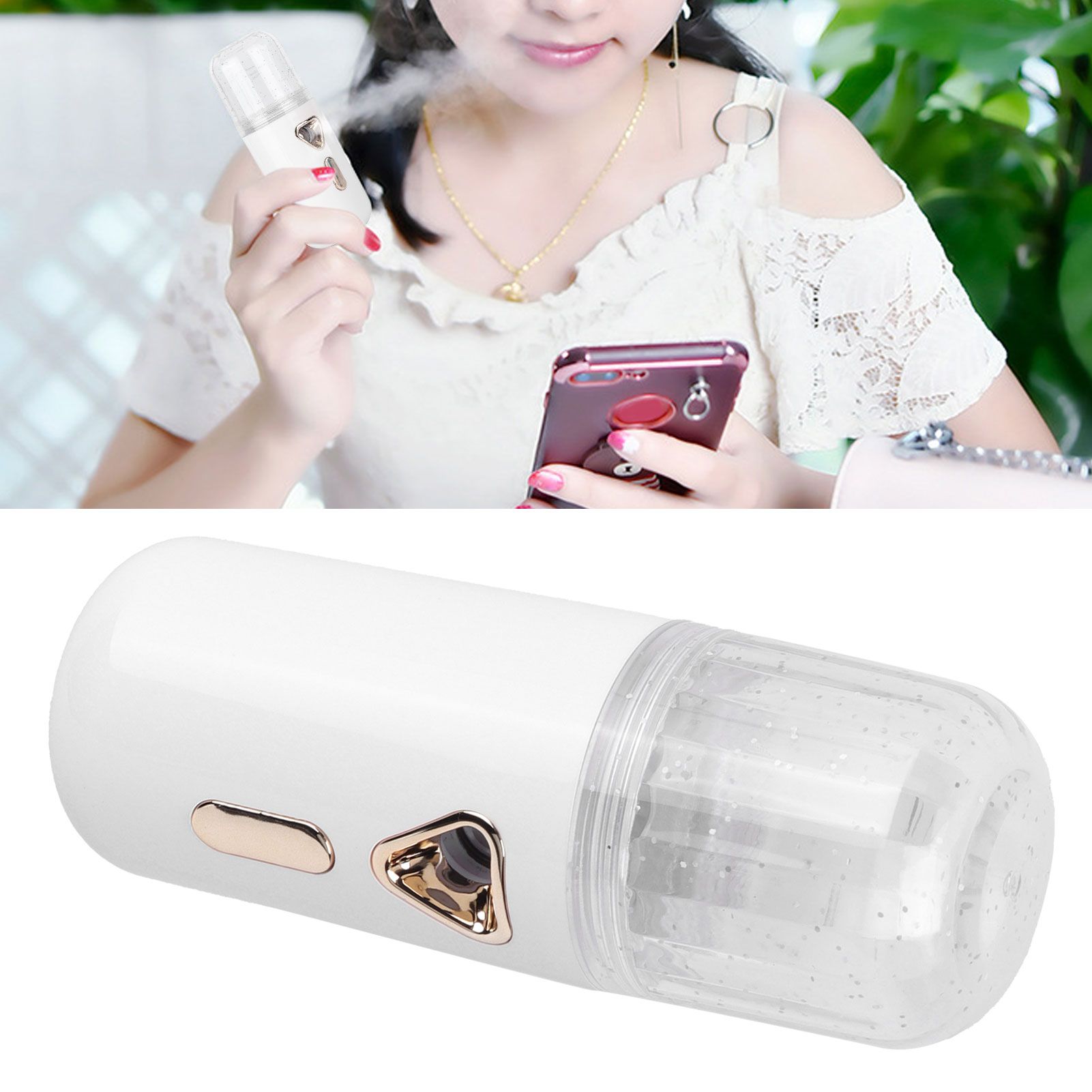 30ml Mini Facial Humidifier Portable Nano Atomization USB Charging Face Mist view 12