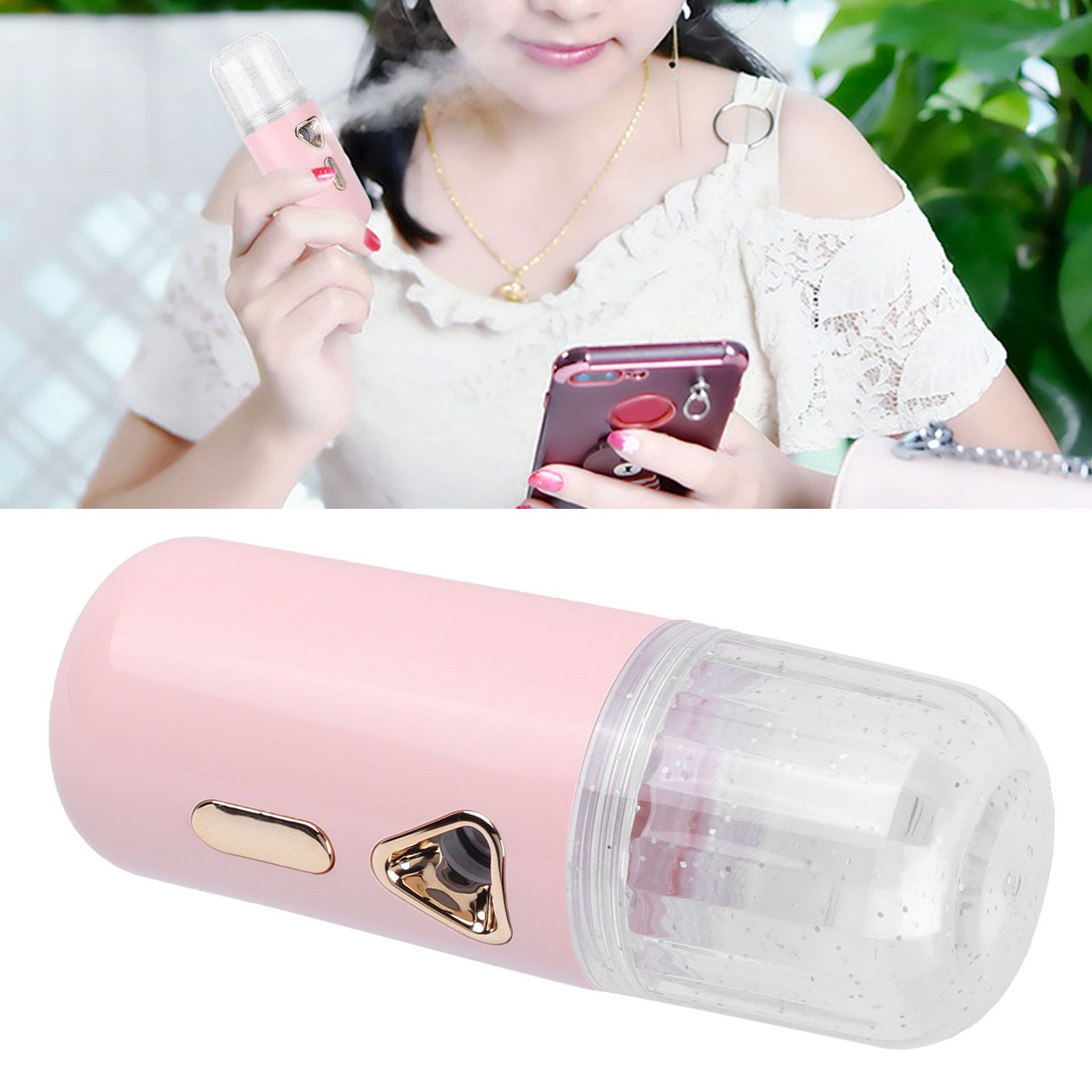30ml Mini Facial Humidifier Portable Nano Atomization USB Charging Face Mist view 12