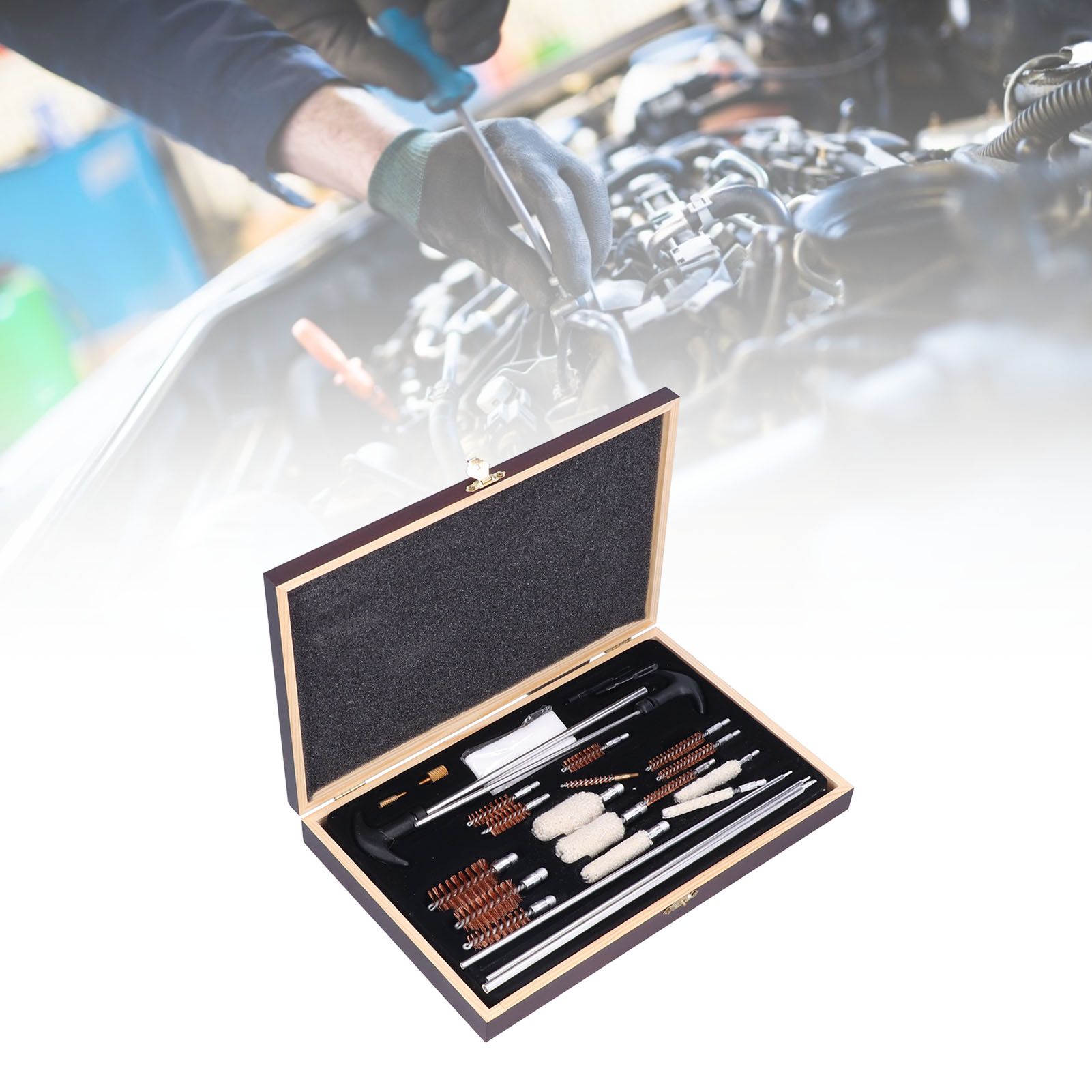 Gun Cleaning Kits Prevent Scratches Easily Storage Electrical Maintenance view 11