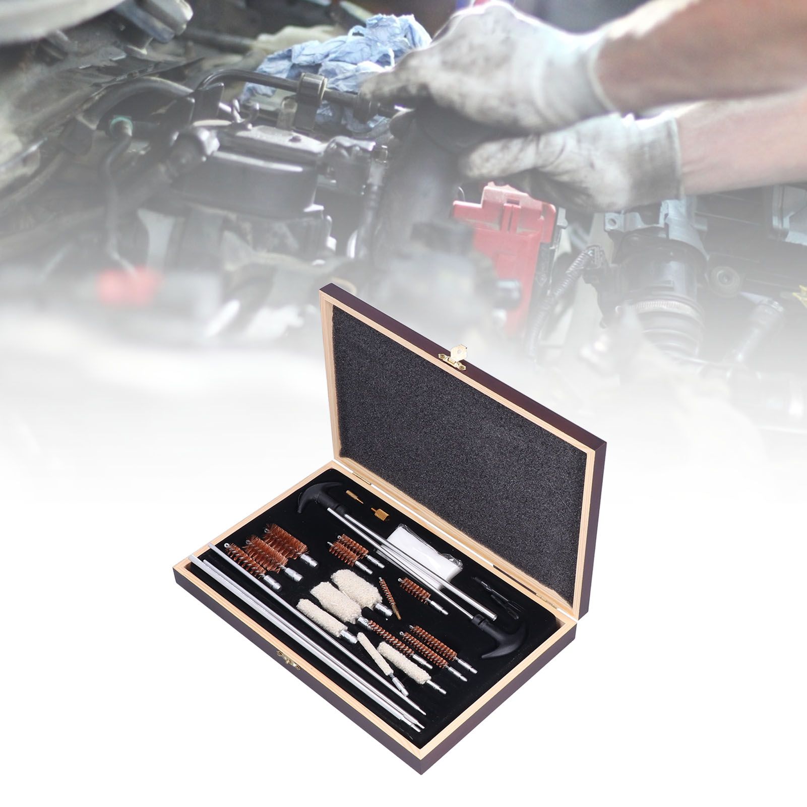 Gun Cleaning Kits Prevent Scratches Easily Storage Electrical Maintenance view 12