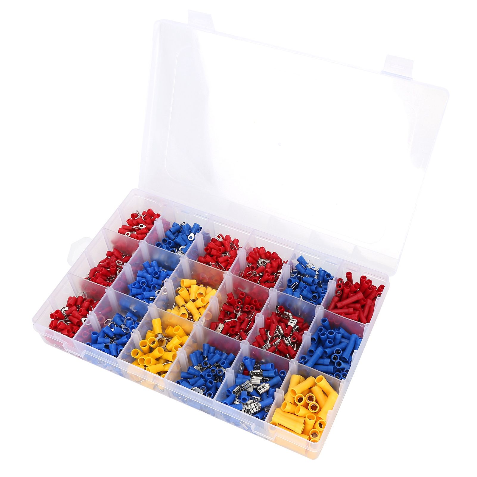 1200PCS Wiring Terminal Mini Portable Copper Tube Insulated End Wire Connector view 4