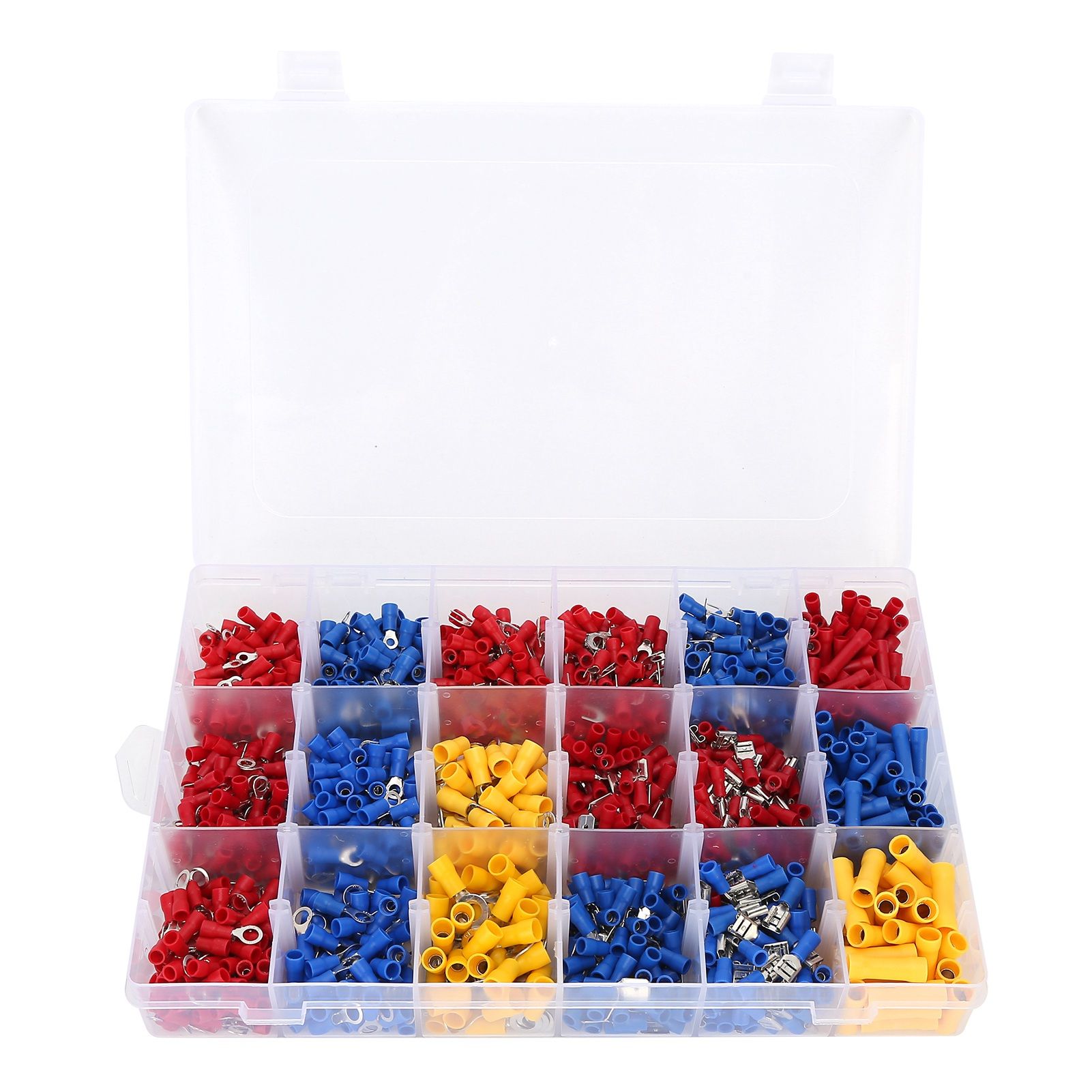 1200PCS Wiring Terminal Mini Portable Copper Tube Insulated End Wire Connector view 6