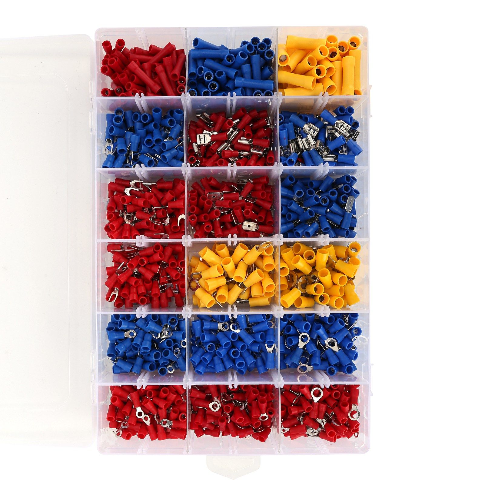 1200PCS Wiring Terminal Mini Portable Copper Tube Insulated End Wire Connector view 8