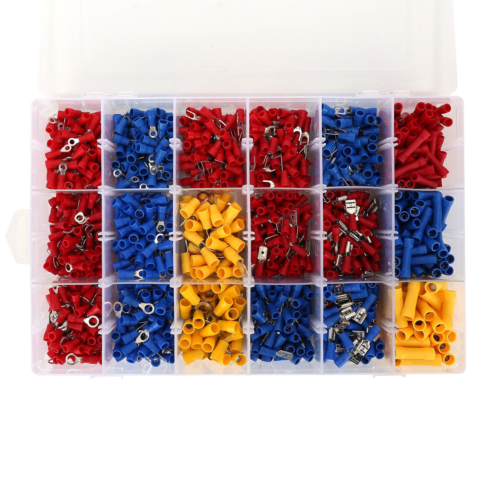 1200PCS Wiring Terminal Mini Portable Copper Tube Insulated End Wire Connector view 10