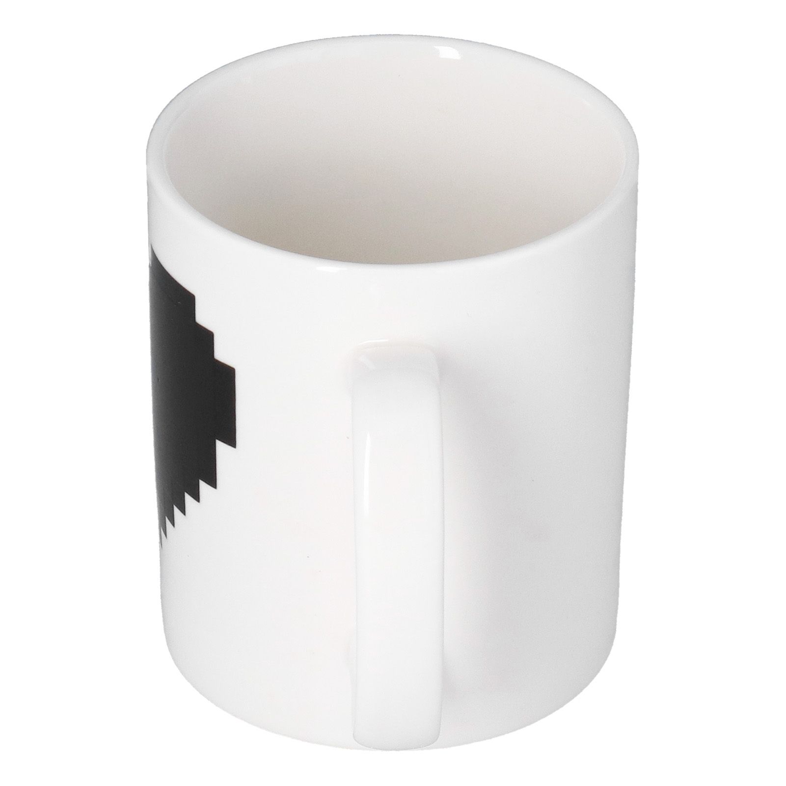 Ceramic Cup Heart Pattern Heat Sensitive Changing Color Mug for Home Office view 3
