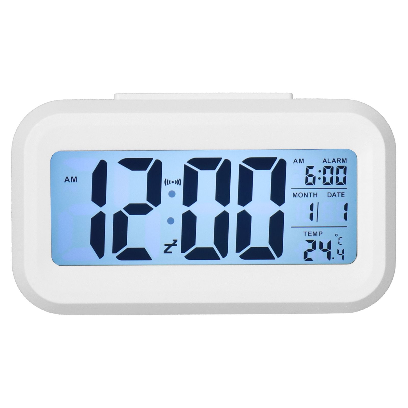 Digital Alarm Clock LED Large Display Electronic Night Light Snooze Function view 4