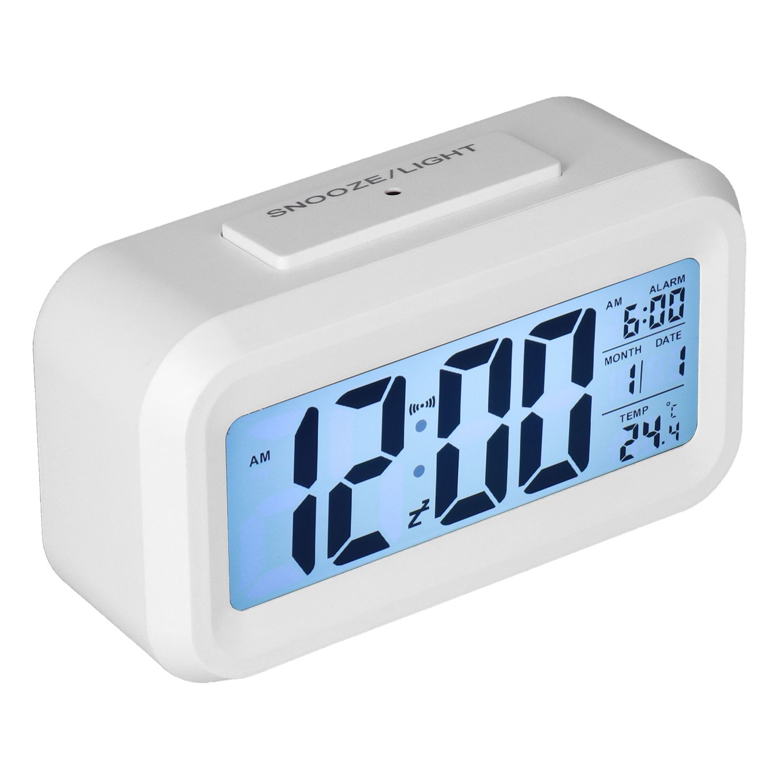 Digital Alarm Clock LED Large Display Electronic Night Light Snooze Function view 5