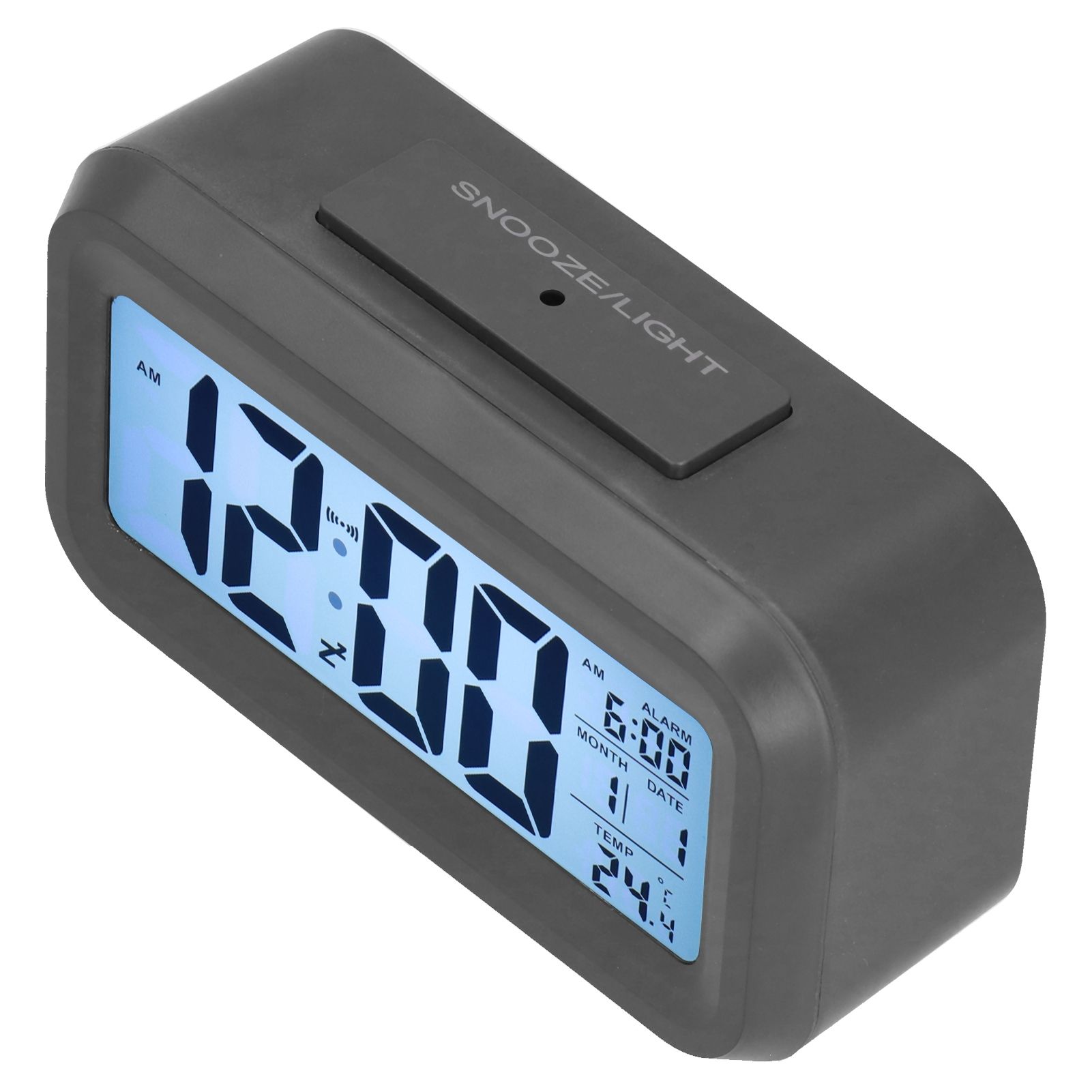 Digital Alarm Clock LED Large Display Electronic Night Light Snooze Function view 3