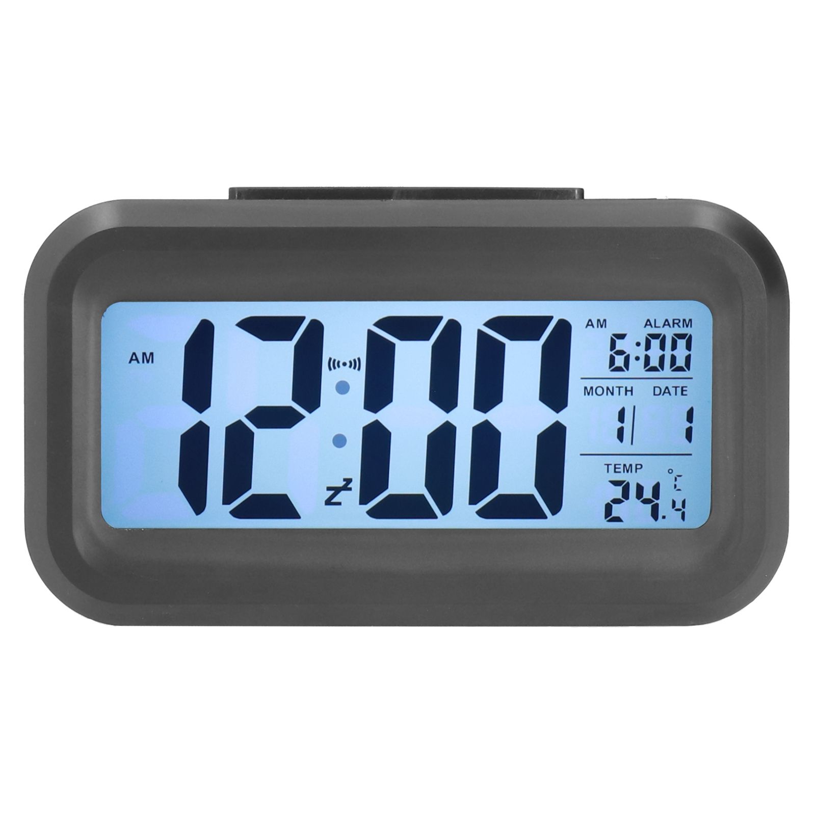 Digital Alarm Clock LED Large Display Electronic Night Light Snooze Function view 4