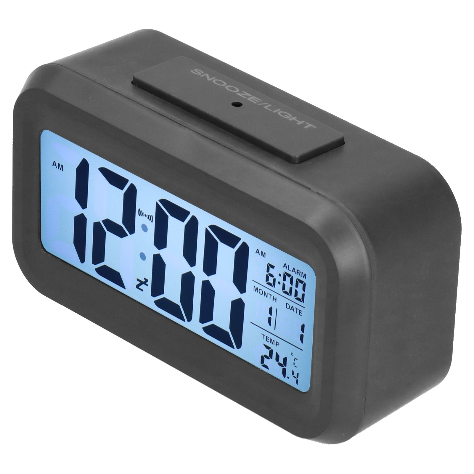 Digital Alarm Clock LED Large Display Electronic Night Light Snooze Function view 6