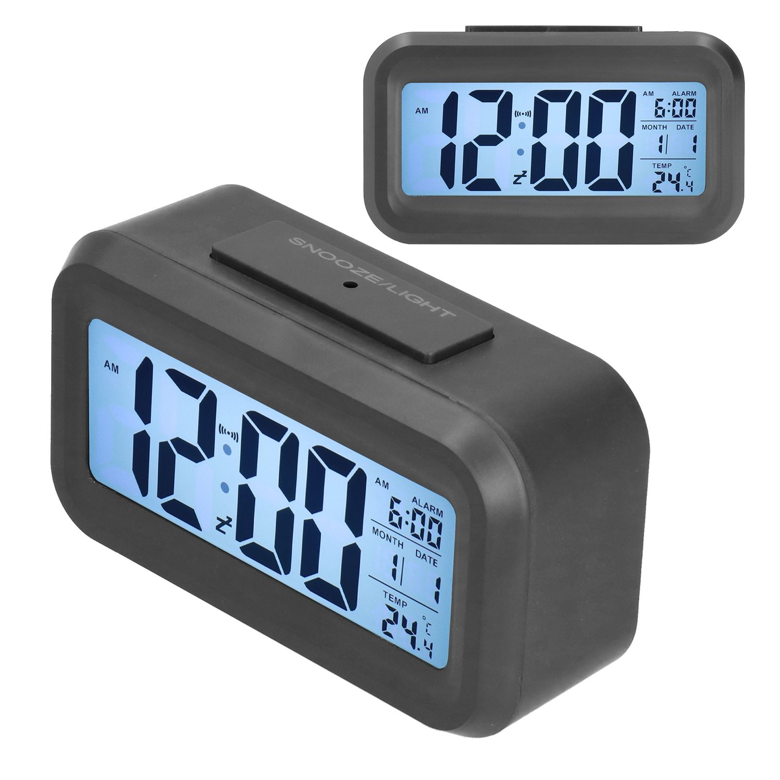 Digital Alarm Clock LED Large Display Electronic Night Light Snooze Function view 7
