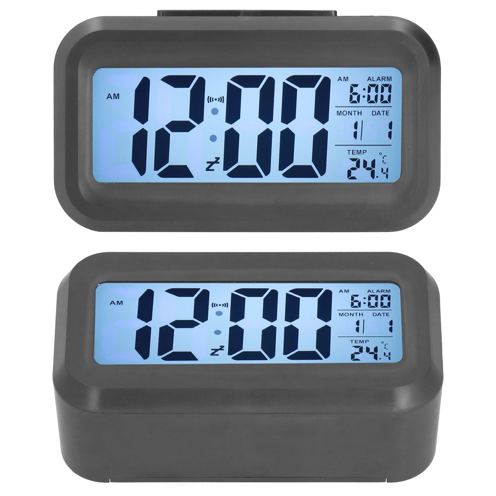 Digital Alarm Clock LED Large Display Electronic Night Light Snooze Function view 10