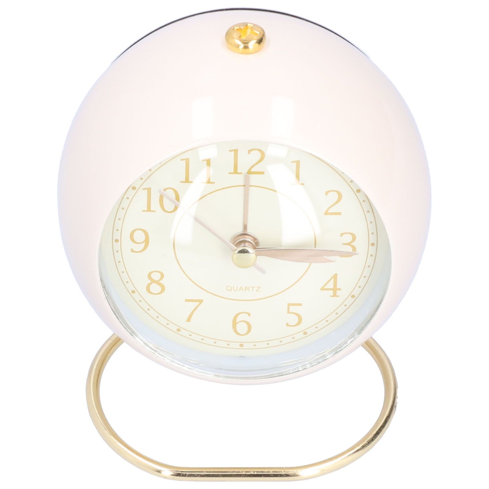 Alarm Clock Silent Non Ticking Metal Paint Power Saving Eye Protection Battery view 9