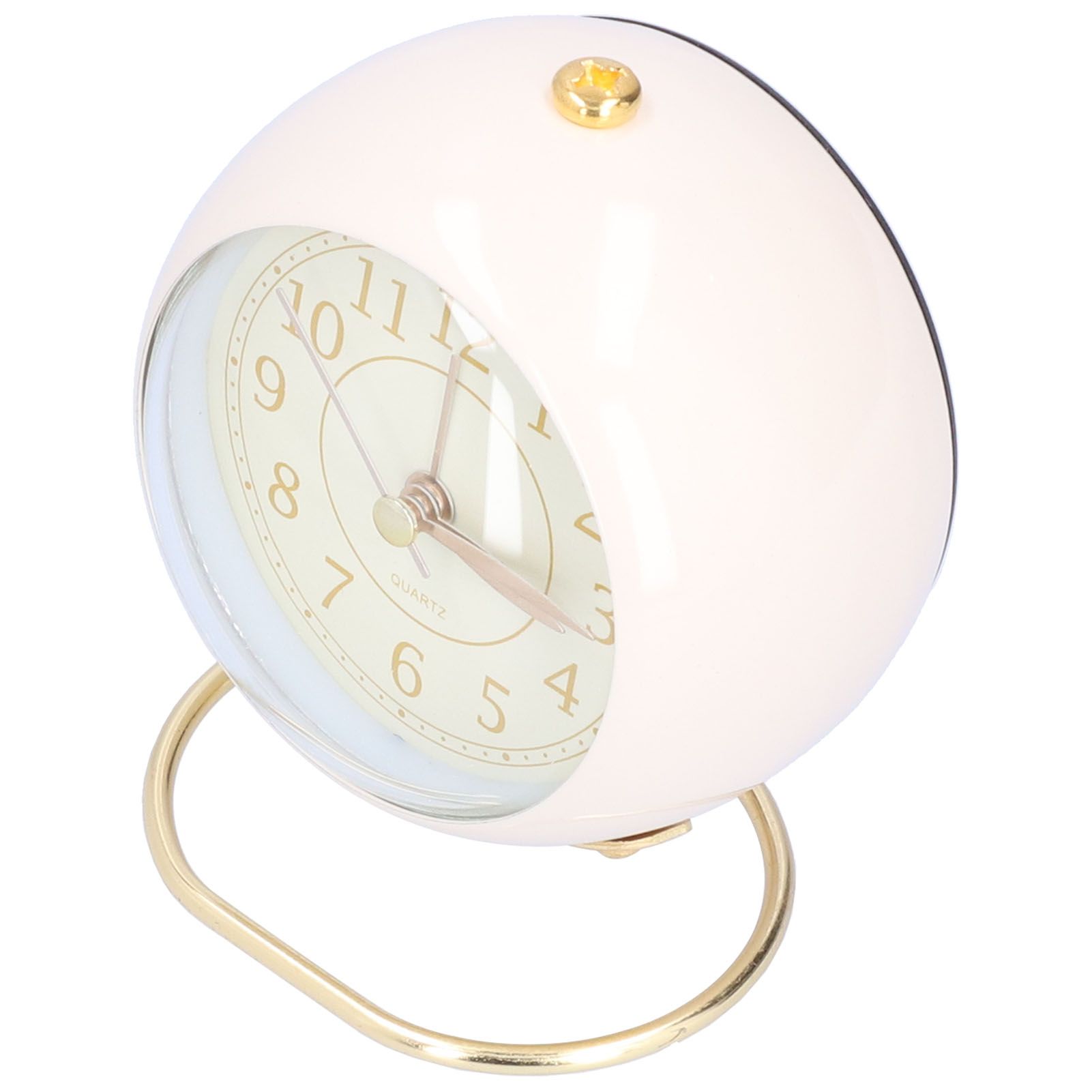 Alarm Clock Silent Non Ticking Metal Paint Power Saving Eye Protection Battery view 10