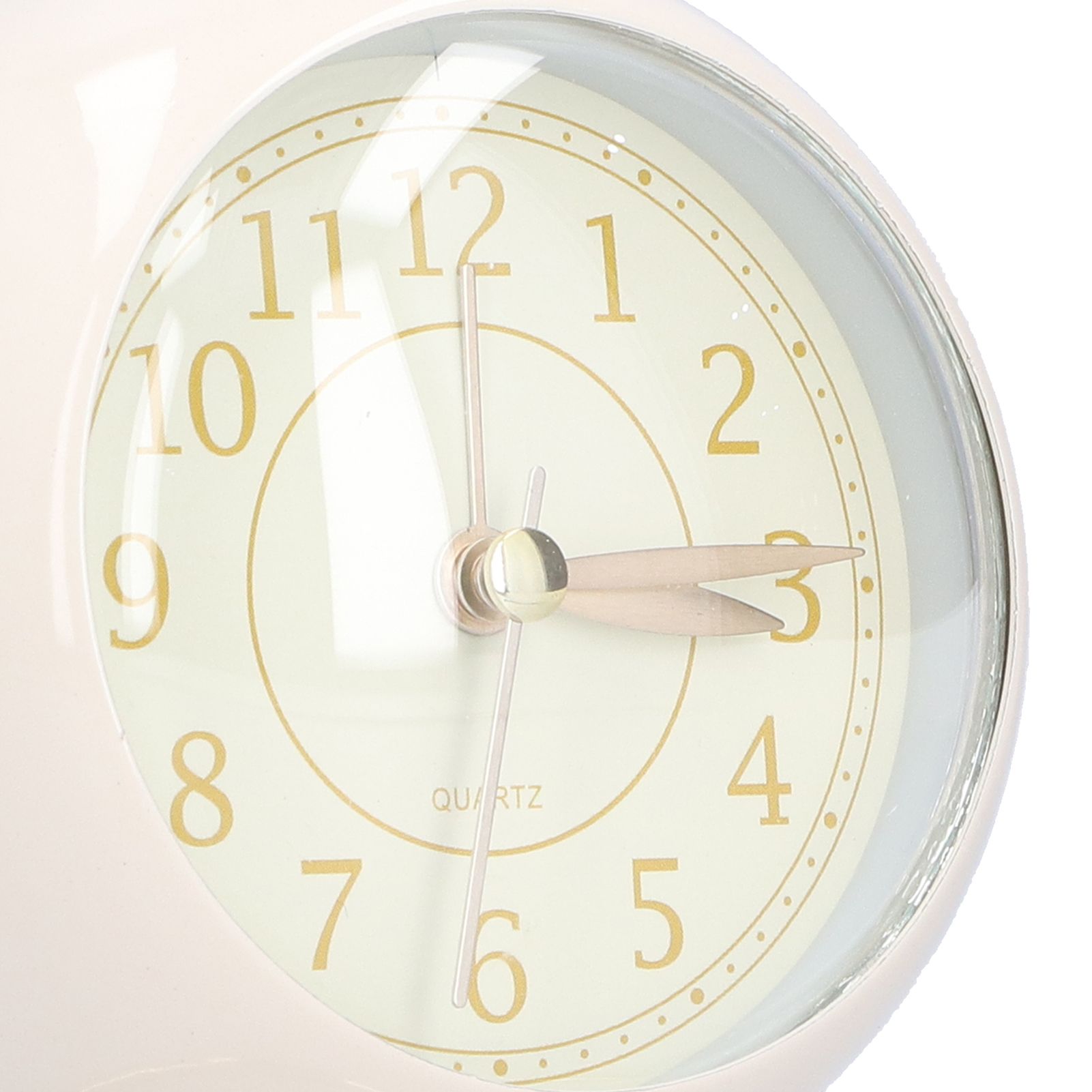 Alarm Clock Silent Non Ticking Metal Paint Power Saving Eye Protection Battery view 13