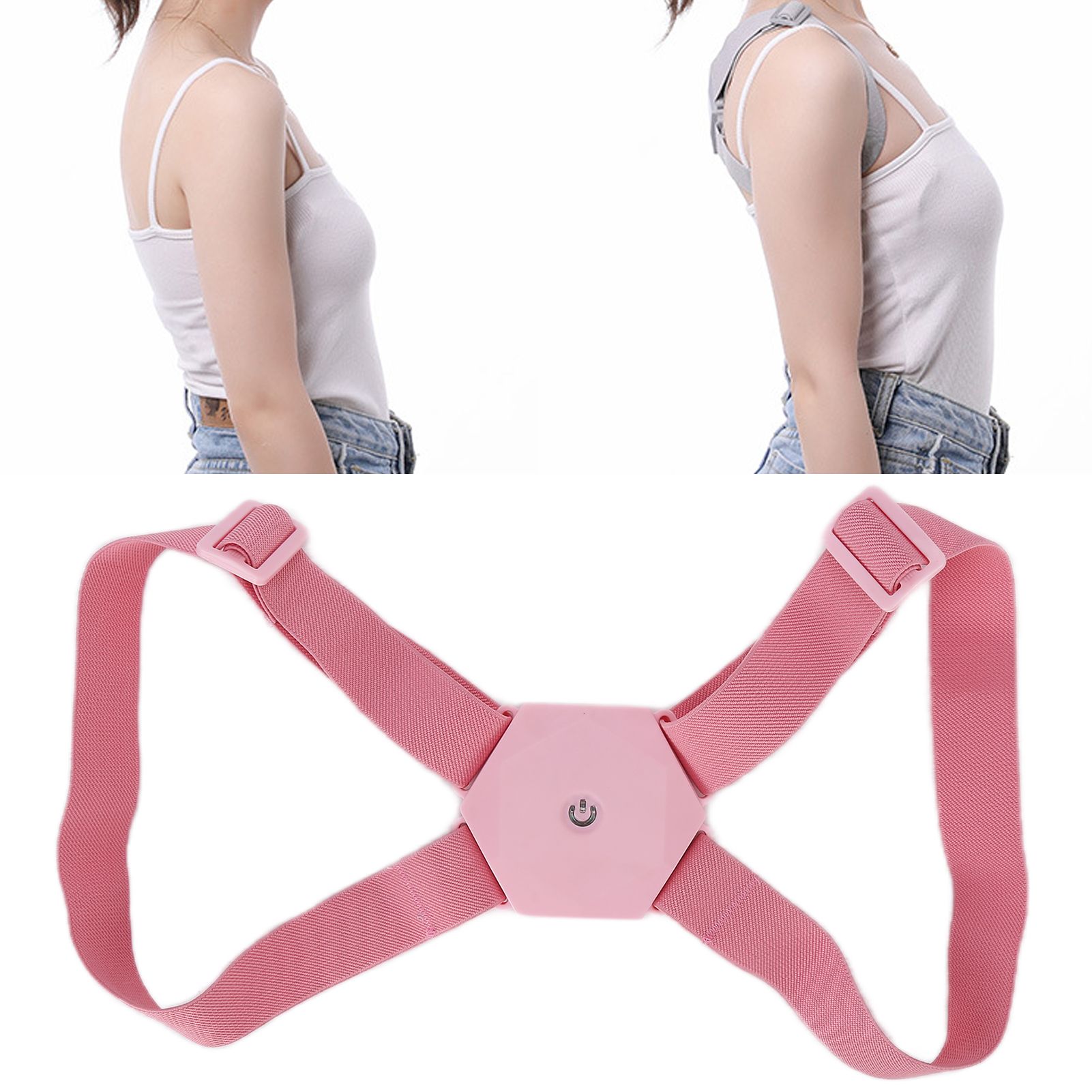 Posture Corrector Breathable Smart Back Shoulder Brace Intelligent Reminder view 11