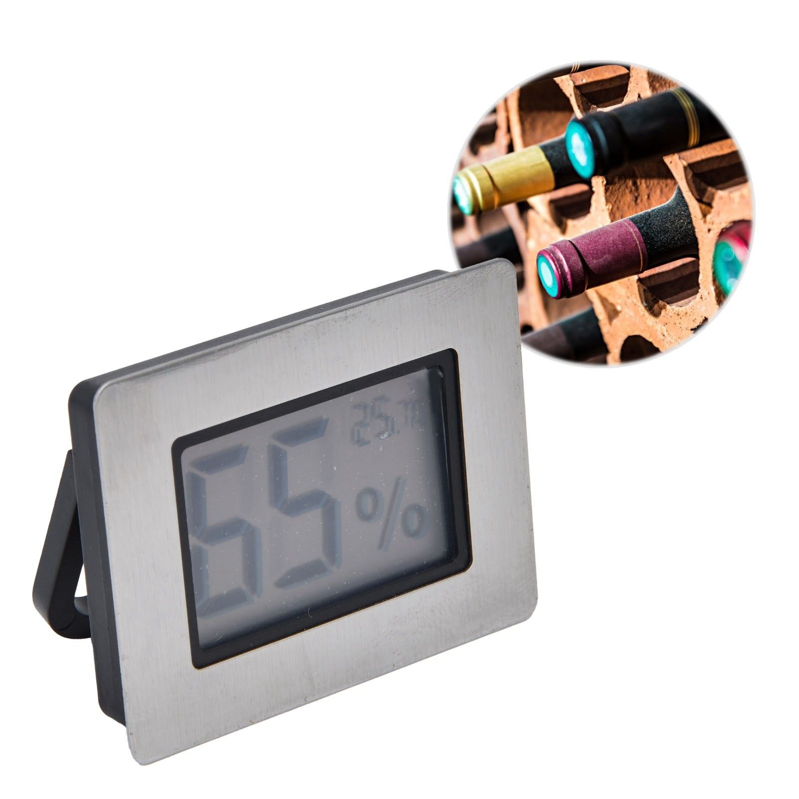 Embedded Design LCD Electronic Thermometer Hygrometer for Cigar Box Guitar view 11