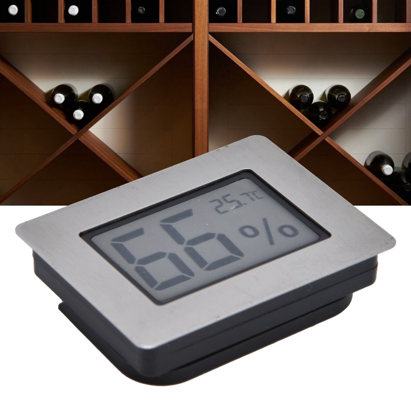 Embedded Design LCD Electronic Thermometer Hygrometer for Cigar Box Guitar view 12