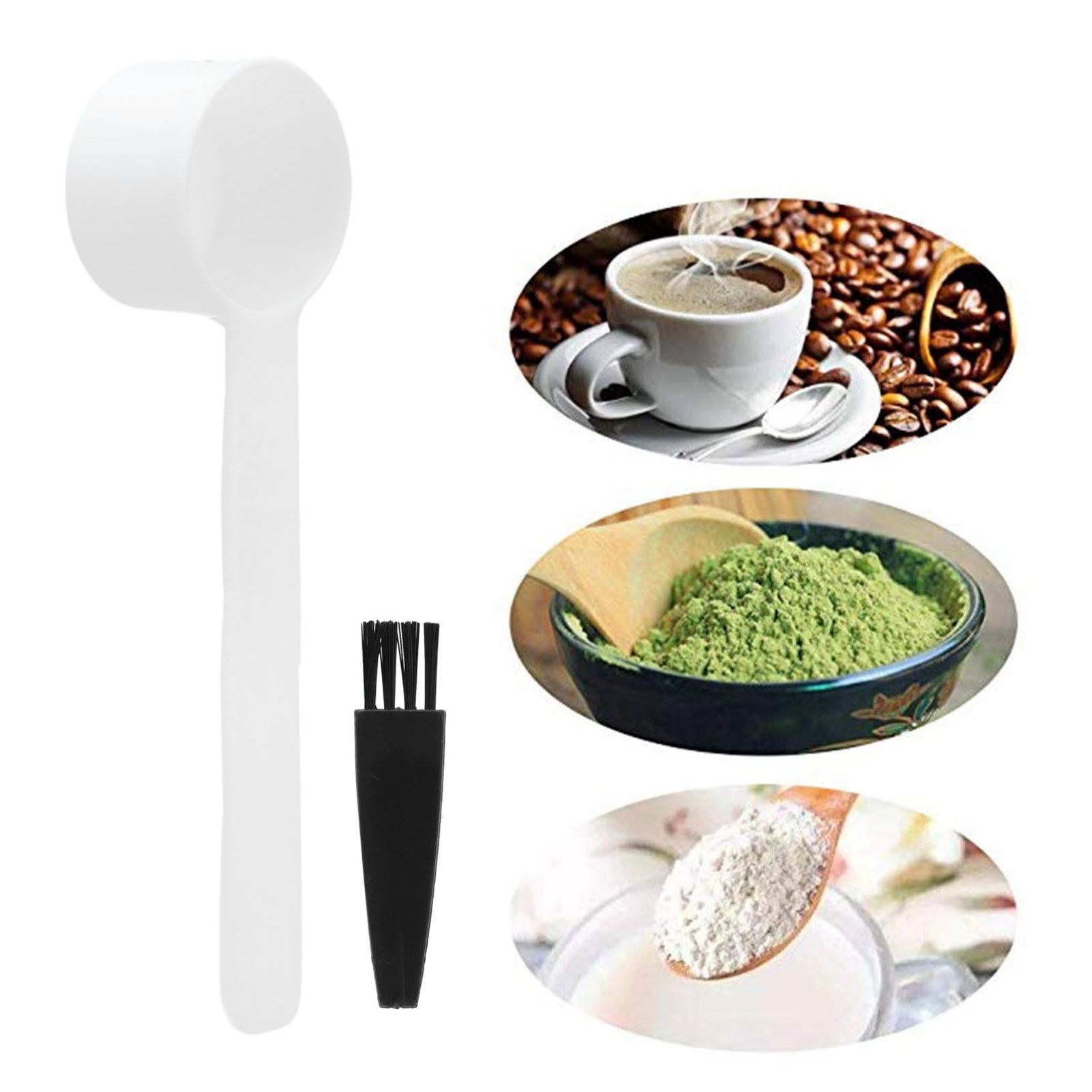 100Set Reusable 4g Coffee Measuring Spoon Brush Kit Coffee Making Accessory view 12