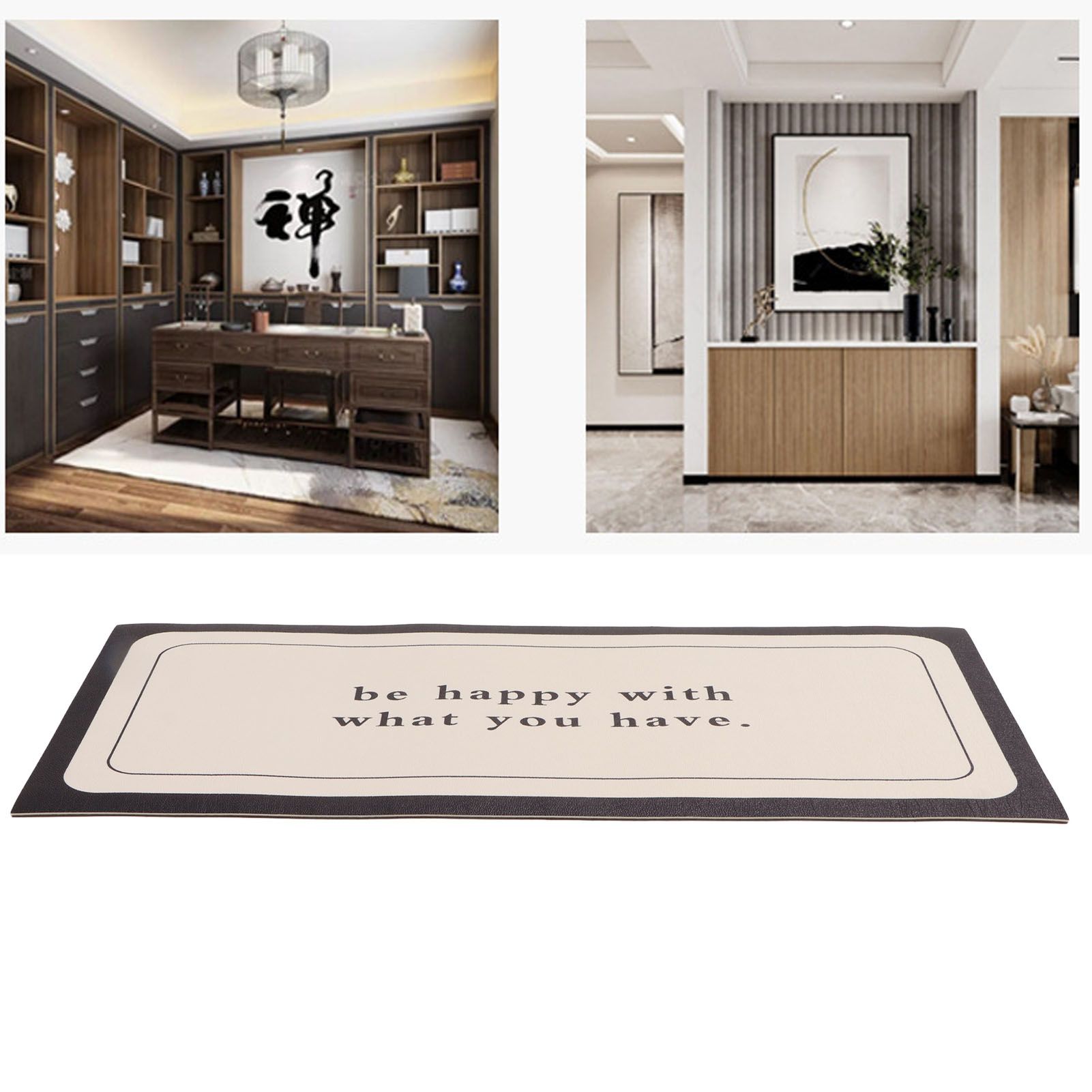 Coffee Mat Pu Leather Anti Slip Stain Resistant Waterproof Table Mat for view 11