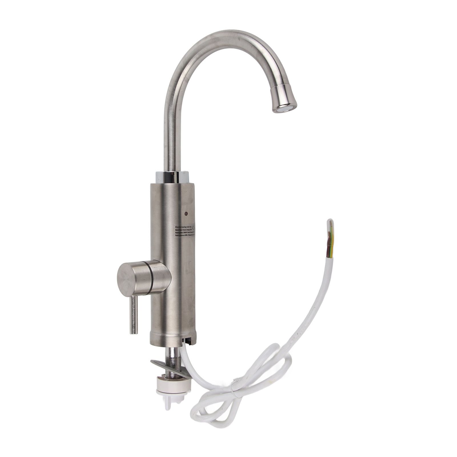 Stainless Steel Electric Water Heater Faucet Instant Tankless Electric Hot view 2