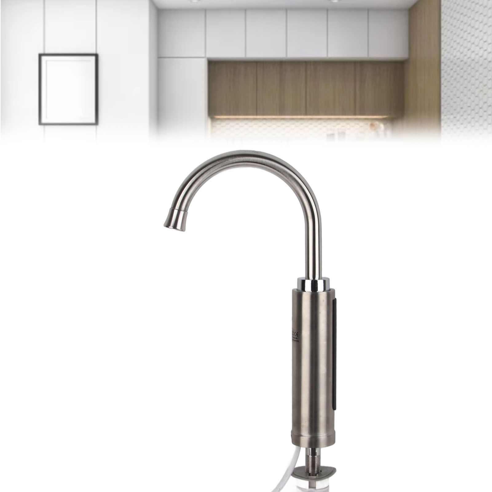 Stainless Steel Electric Water Heater Faucet Instant Tankless Electric Hot view 11