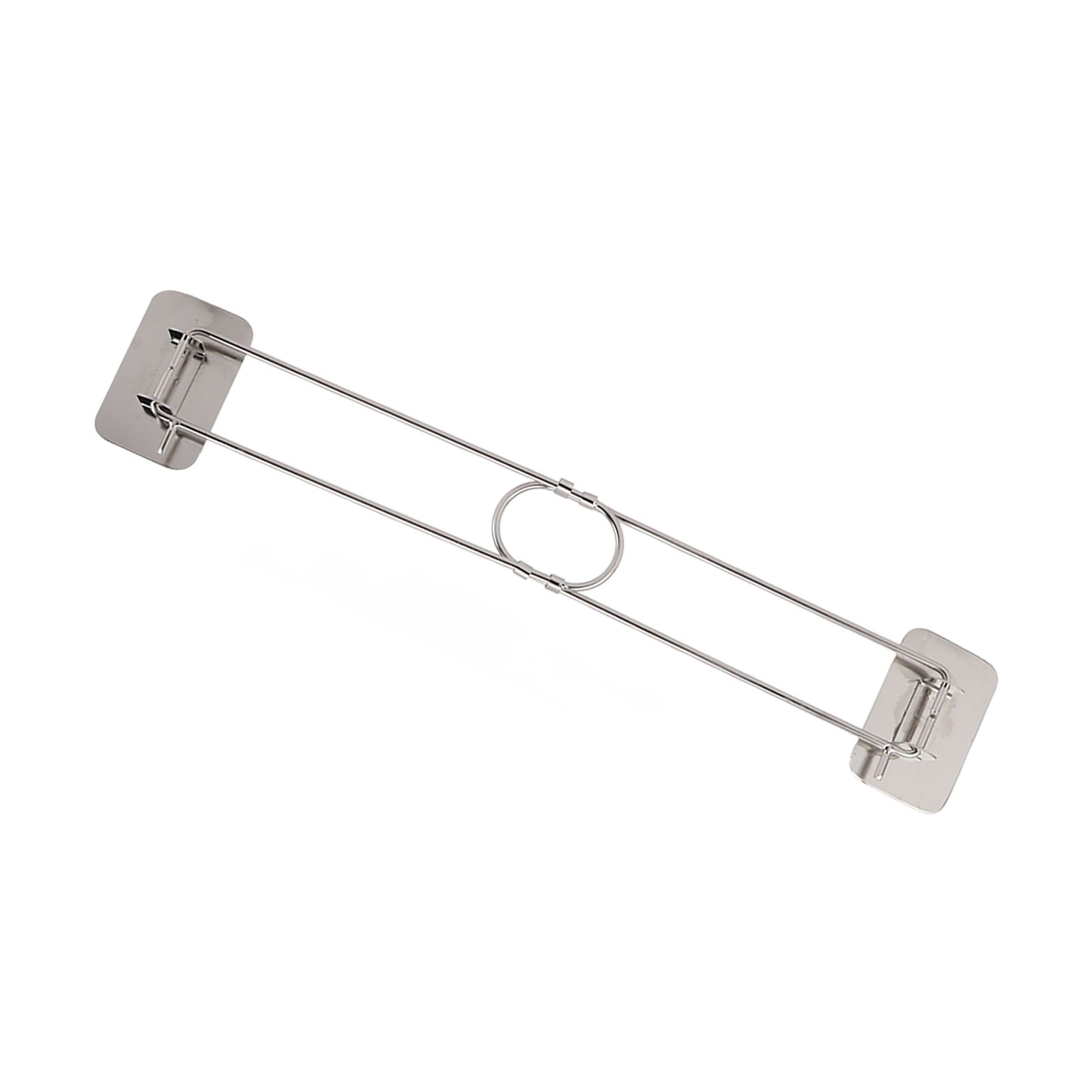 RV Corner Storage Bar Stainless Steel Adjustable Steel Rod with Hook for Securing view 3