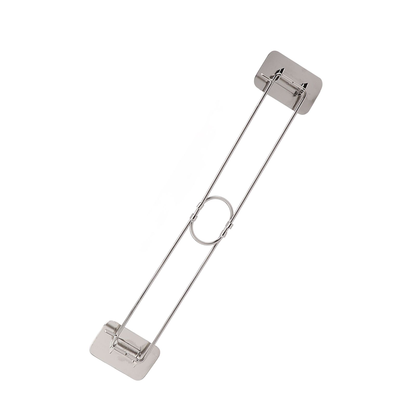 RV Corner Storage Bar Stainless Steel Adjustable Steel Rod with Hook for Securing view 4