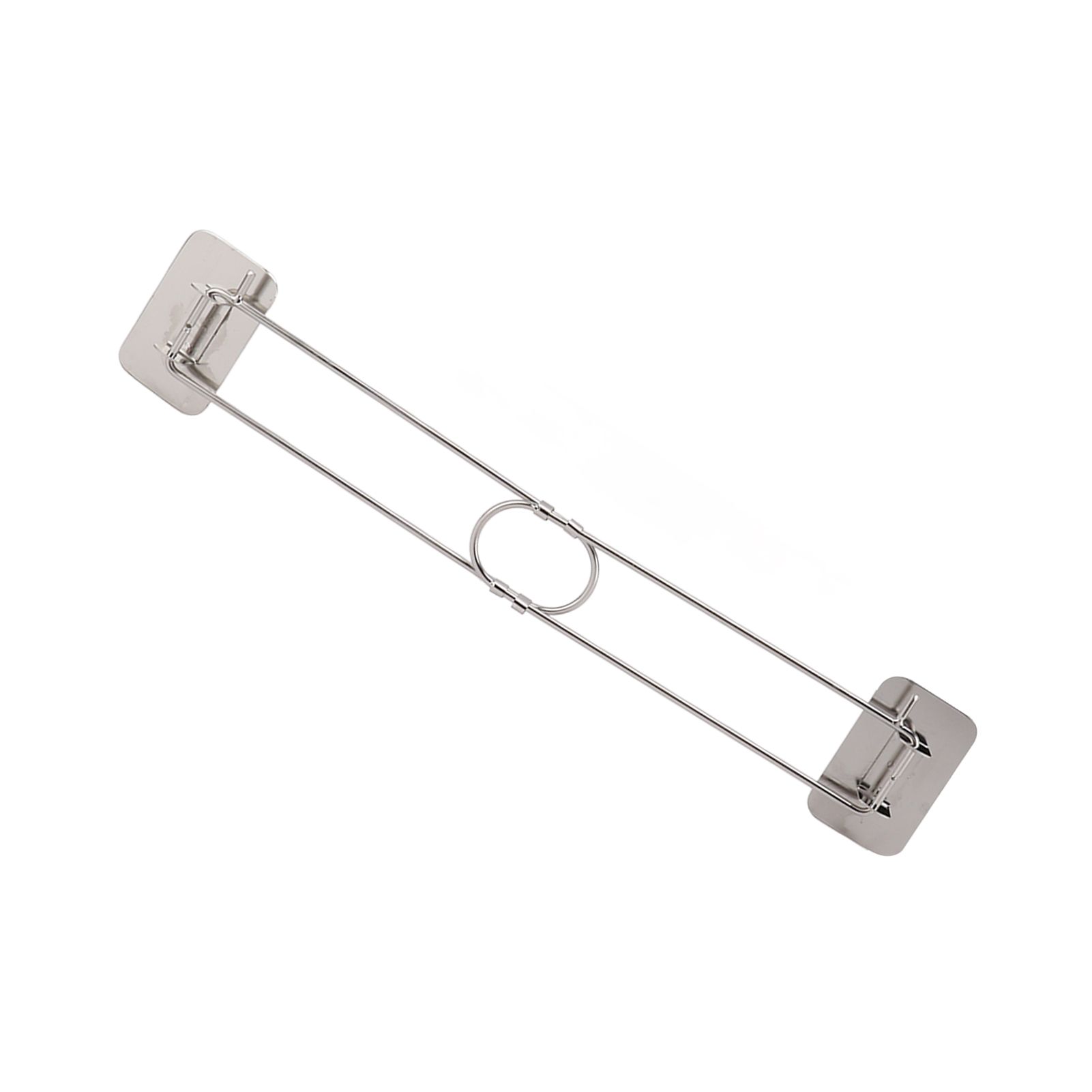 RV Corner Storage Bar Stainless Steel Adjustable Steel Rod with Hook for Securing view 5
