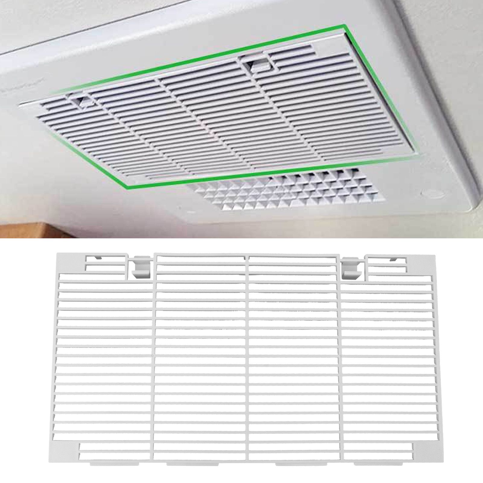 RV AC Ducted Grille with Filter Screen Air Conditioner Vent Cover Replacement view 11