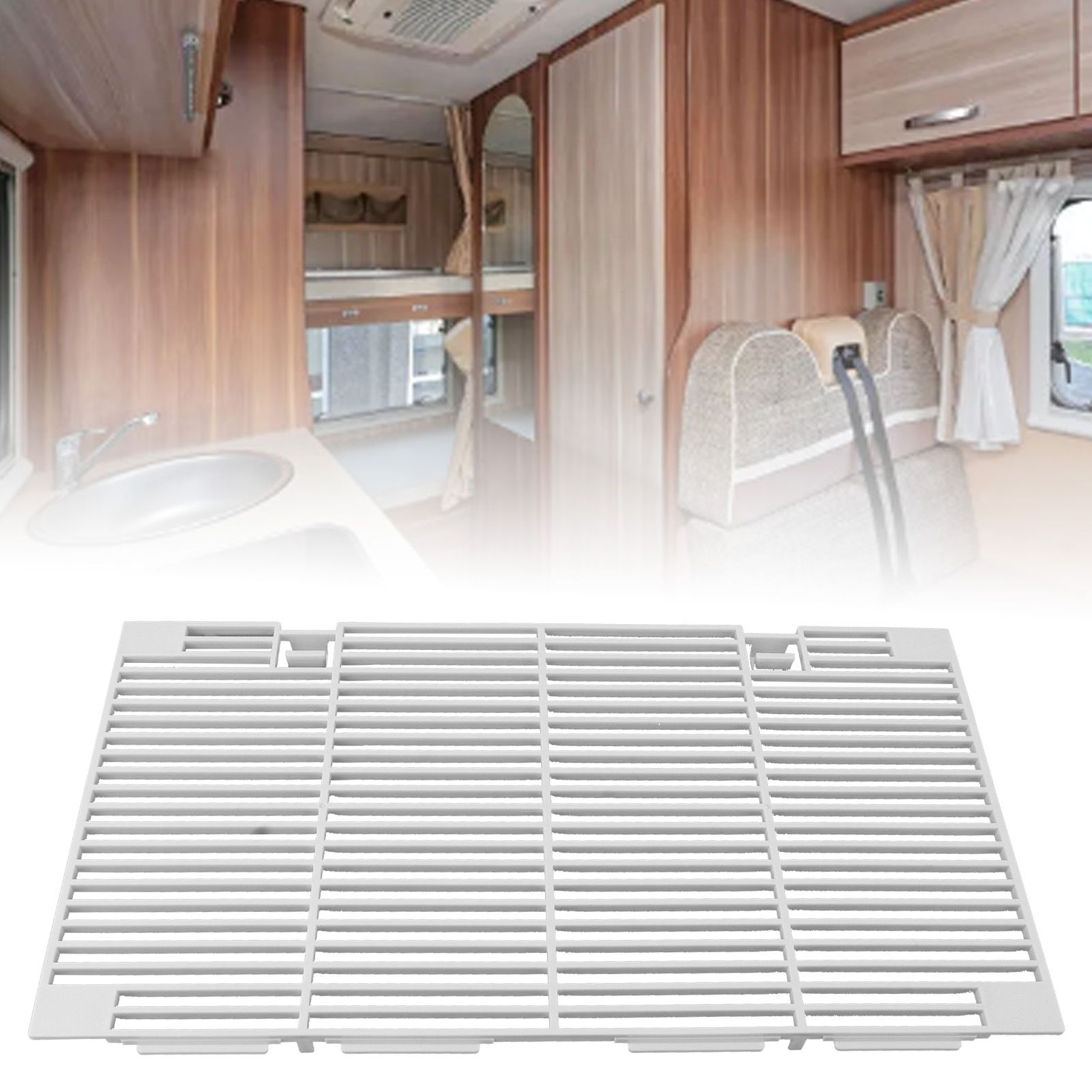 RV AC Ducted Grille with Filter Screen Air Conditioner Vent Cover Replacement view 12