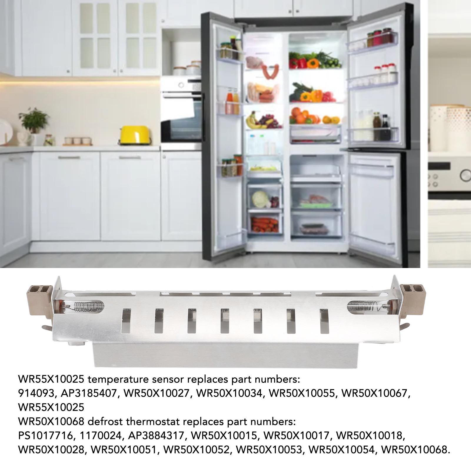 WR51X10055 Refrigerator Defrost Heater Replacements WR55X10025 Temperature view 14