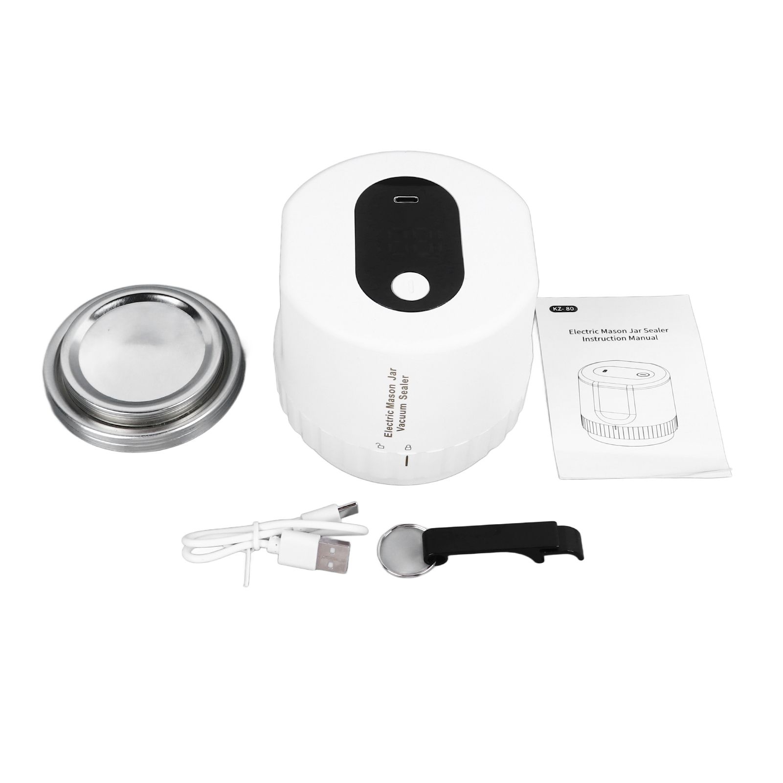Electric Jar Vacuum Sealer Kit Automatic USB Rechargeable Canning Jars Vacuum