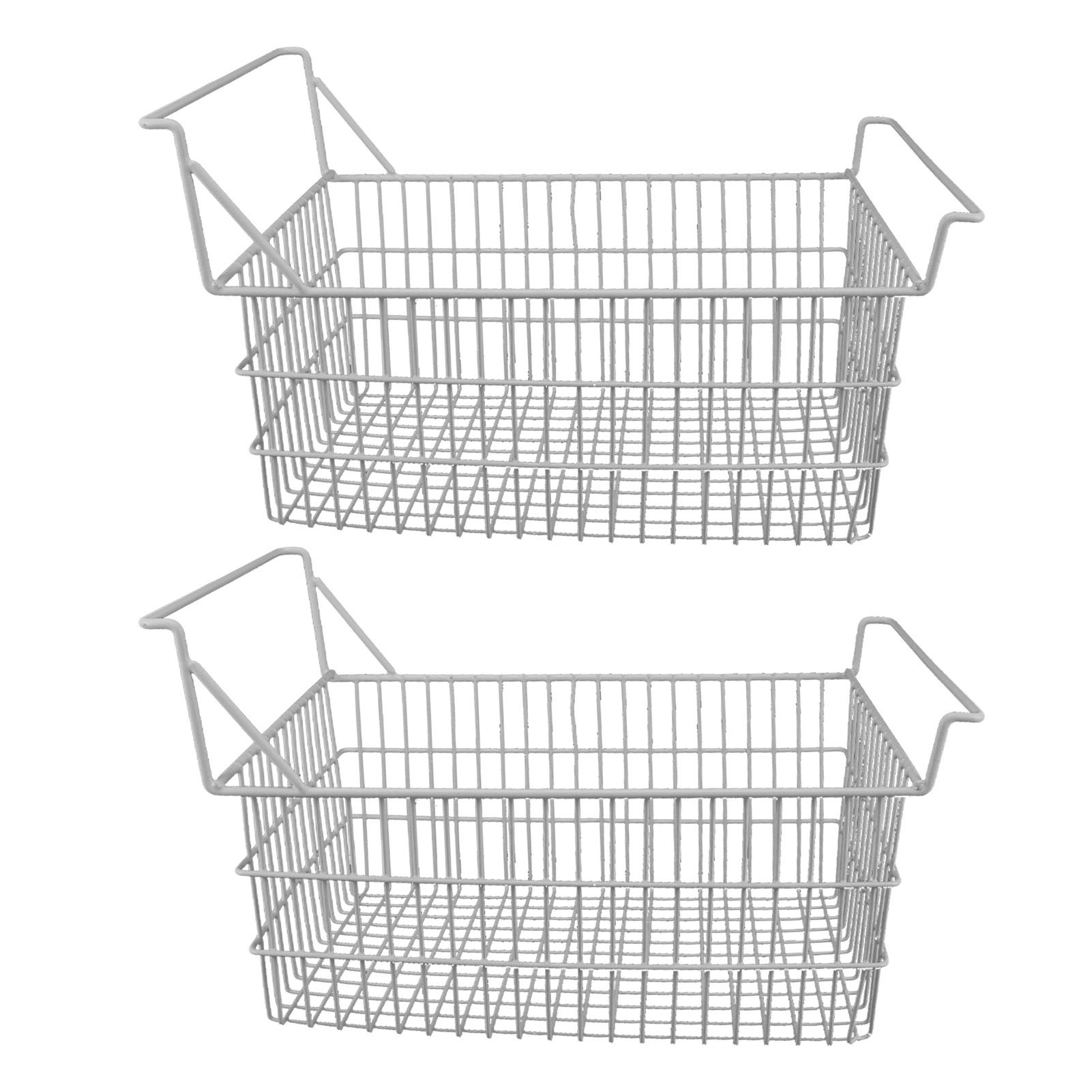 2pcs Freezer Baskets for Chest Freezer Household Wire Storage Basket Bins view 7
