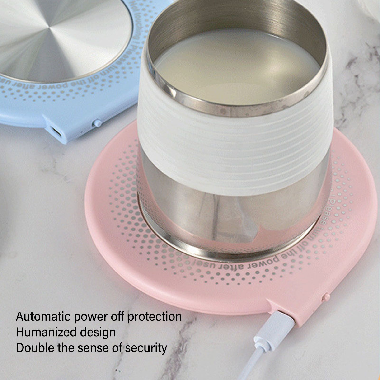 Electric Cup Warmer USB Automatic Power Off 55°C 8cm Electric Mug Heating Pad view 15